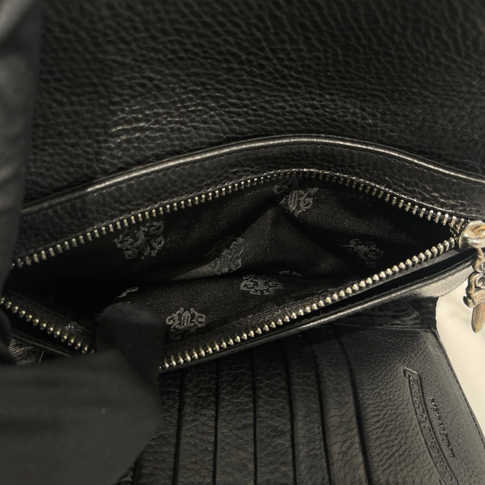CHROME HEARTS Wave Cross Ball Wallet クロムハーツ ウェーブクロス