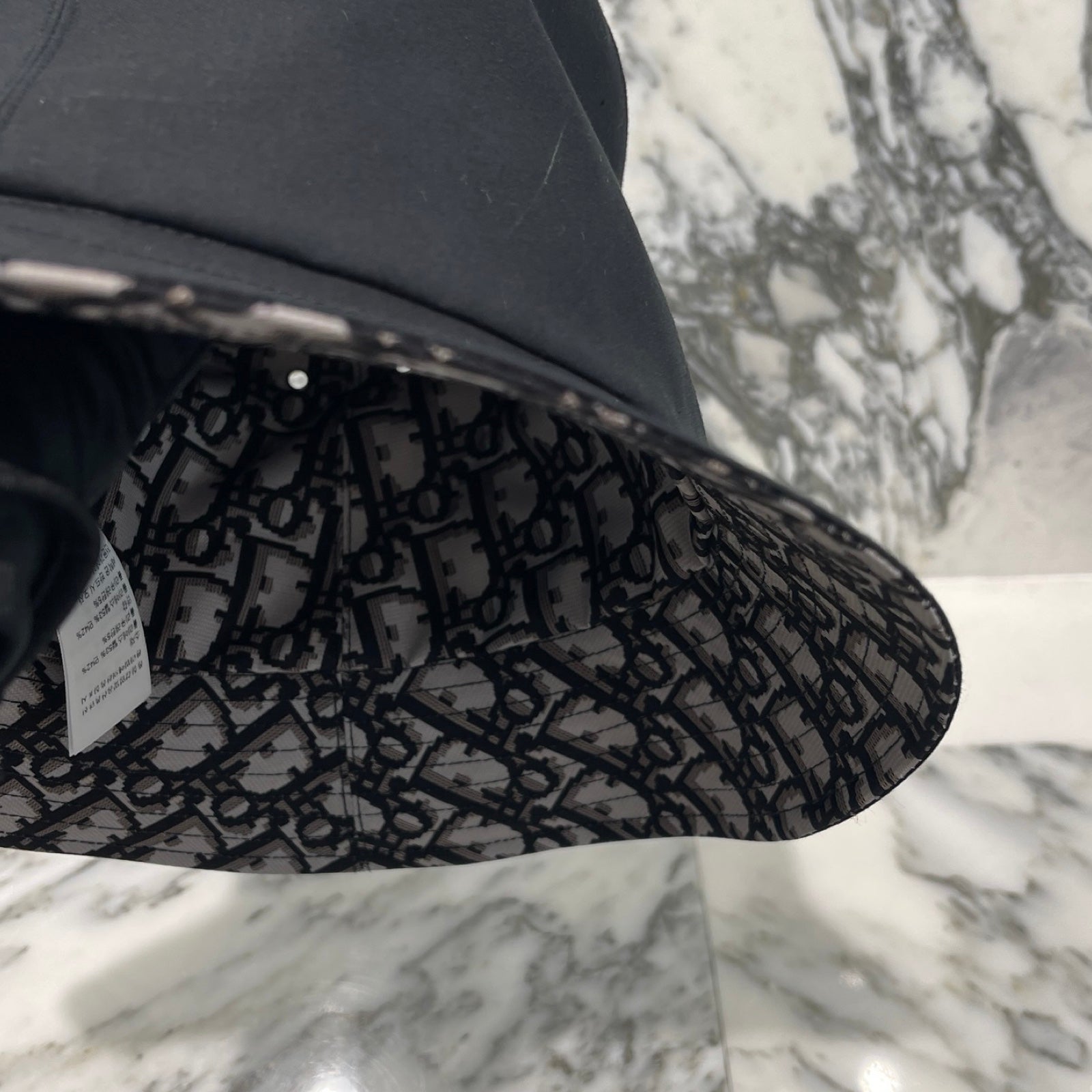 DIOR Reversible Oblique Bucket Hat 95TDD923A130 Size58 ディオール リバーシブル オブリーク バケットハット サイズ58