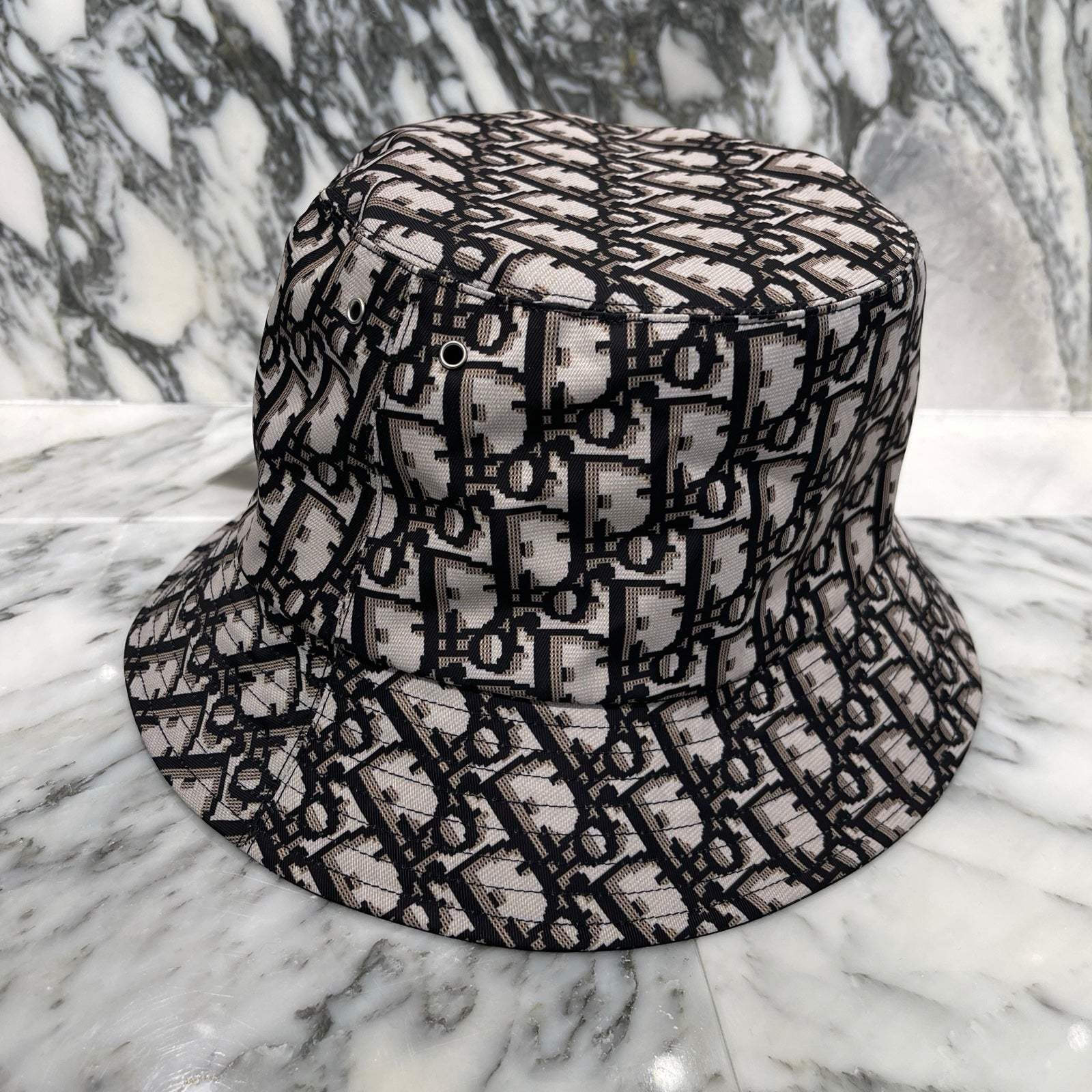 DIOR Reversible Oblique Bucket Hat 95TDD923A130 Size58 ディオール リバーシブル オブリーク バケットハット サイズ58