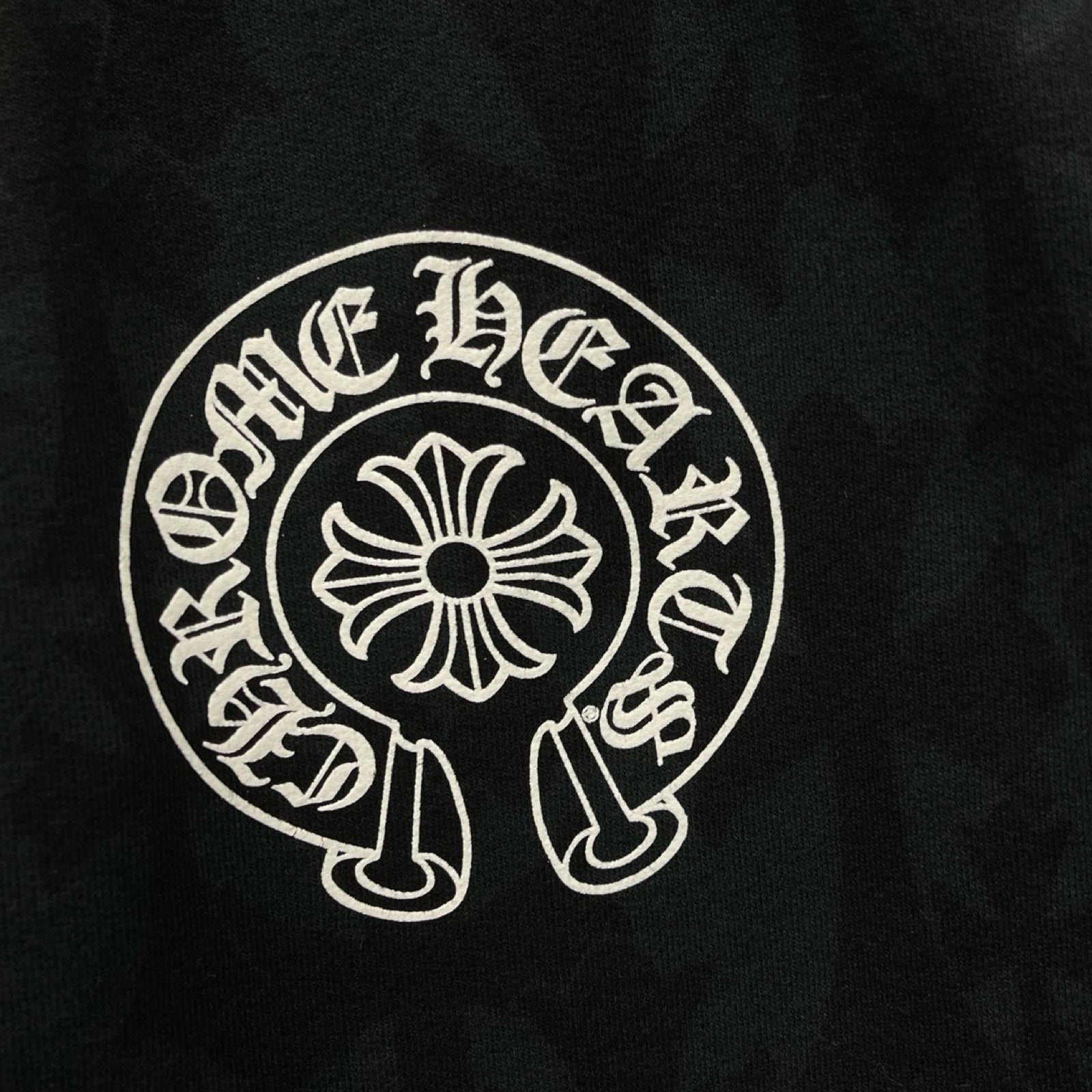 CHROME HEARTS 2024SS Graveyard Cemetery Cross Half Pants Size M