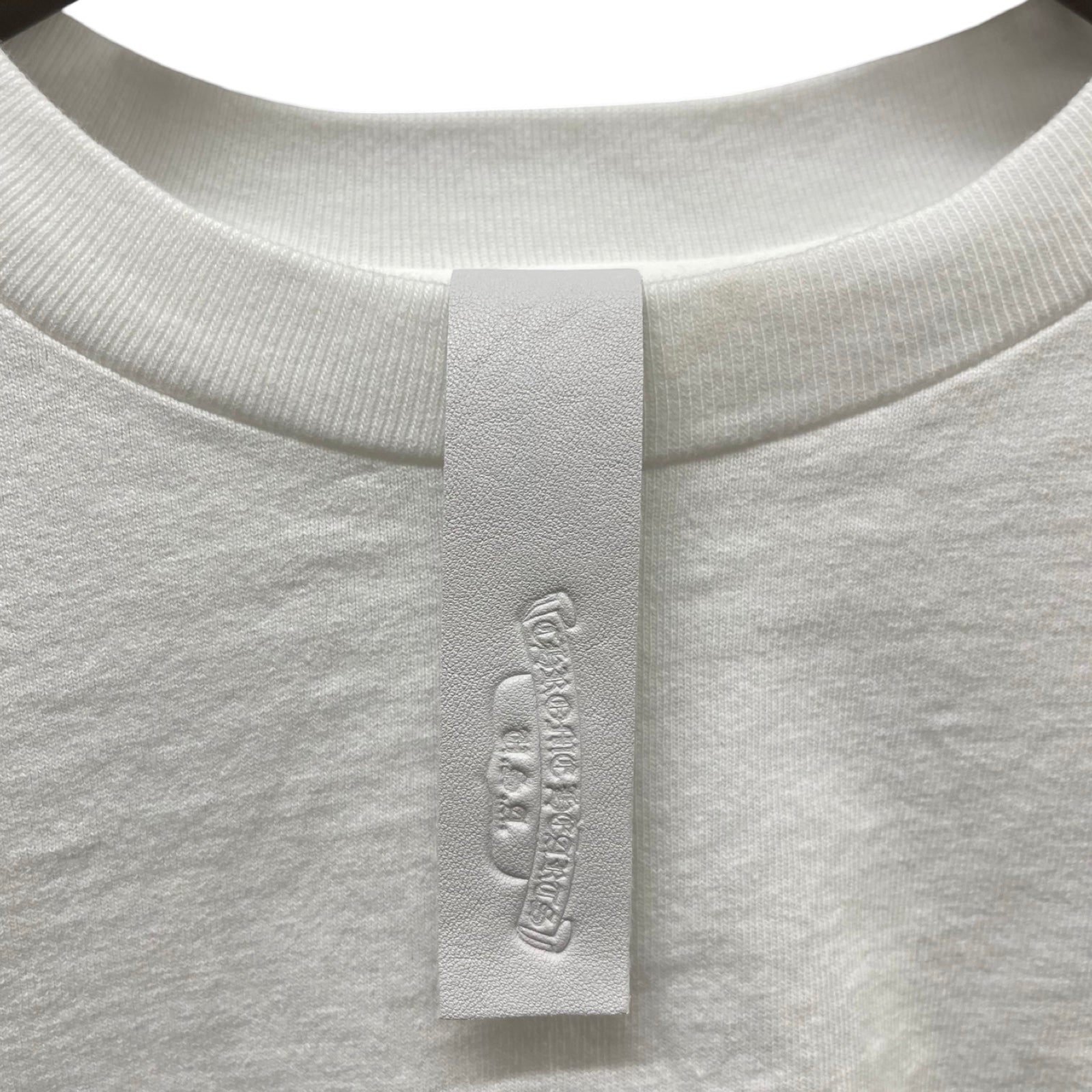 CHROME HEARTS Y NOT Script Logo Cropped Short Sleeve Tee Size S