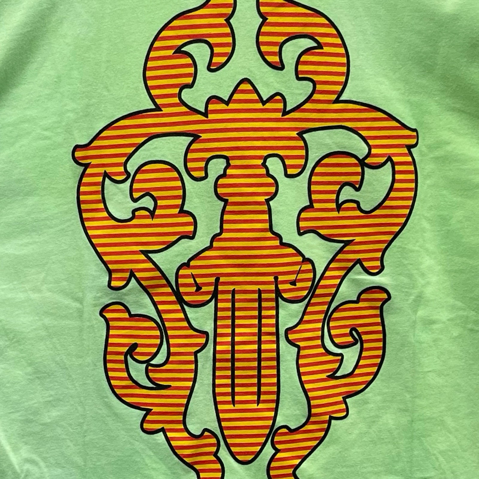 CHROME HEARTS Striped Dagger Tee Size L