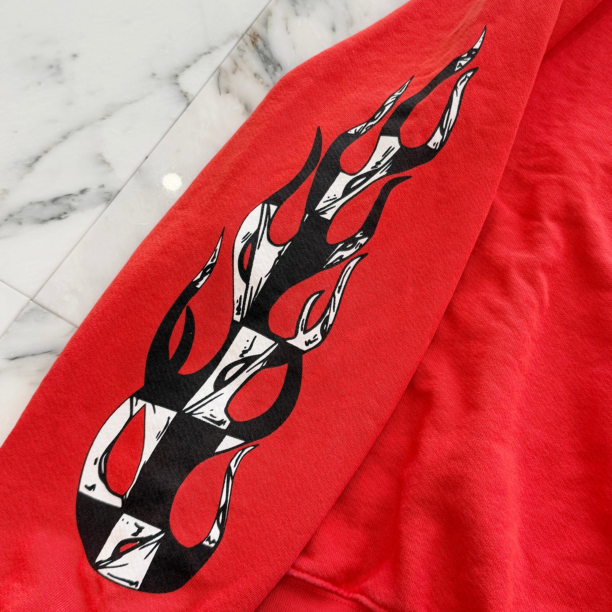 CHROME HEARTS × MATTY BOY PPO Ketchup Crew Neck Sweat Shirt Size L クロムハーツ × マッティボーイ ケチャップ クルーネック スウェットシャツ サイズL