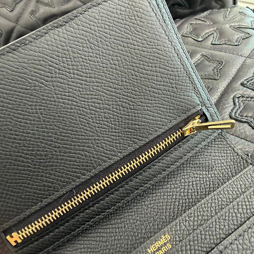 HERMES Bearn Compact Wallet "Noir" K刻印 エルメス ベアン コンパクトウォレット "ノワール" K刻印
