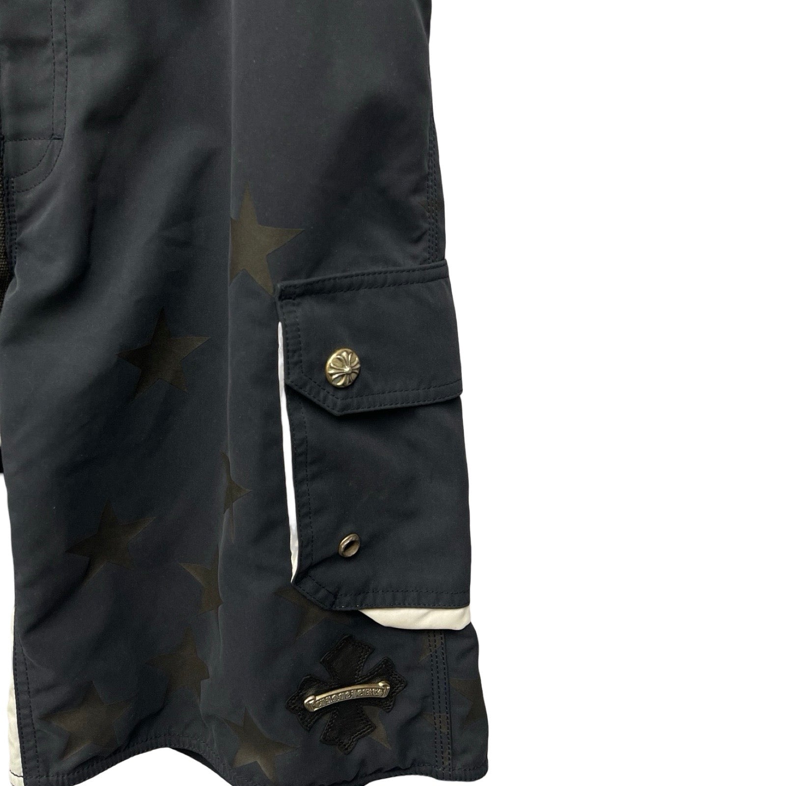 CHROME HEARTS Cross Patch Star Surf Short Pants Size 32