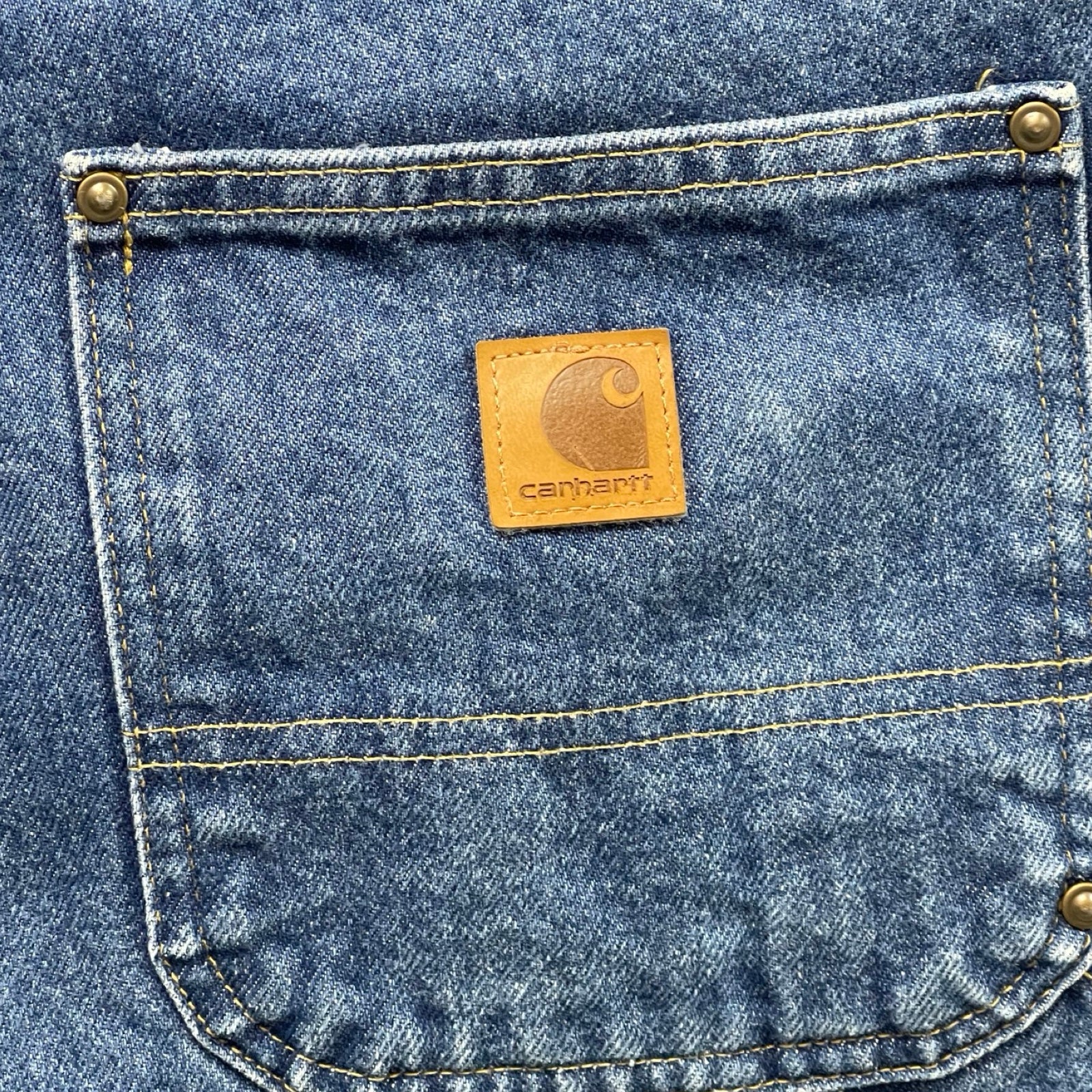 Carhartt Double Knee Denim Painter Pants 38×32