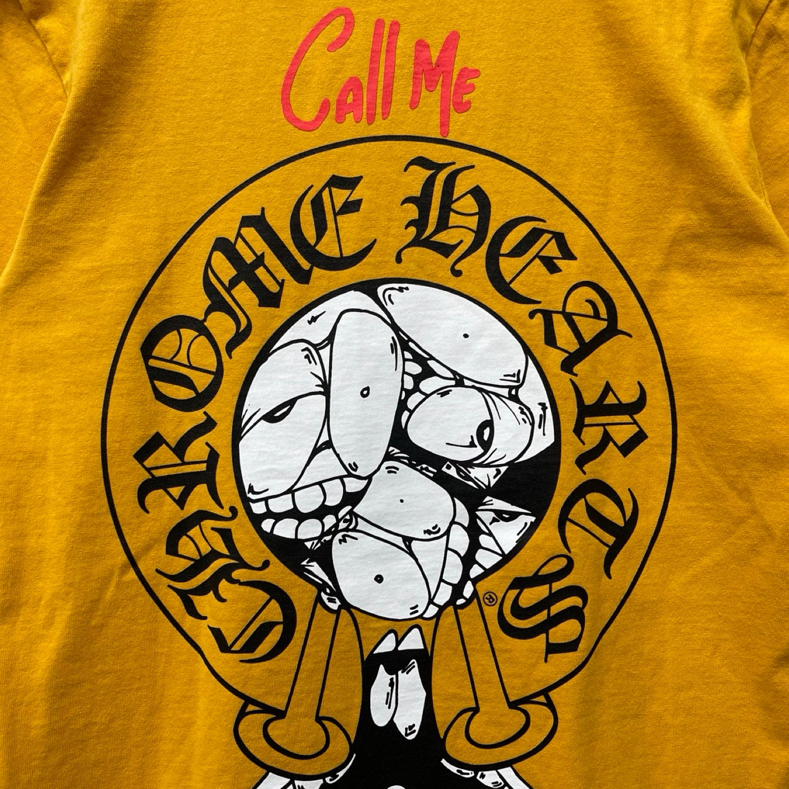 CHROME HEARTS×MATTY BOY 2019SS PPO Mustard Tee Size S