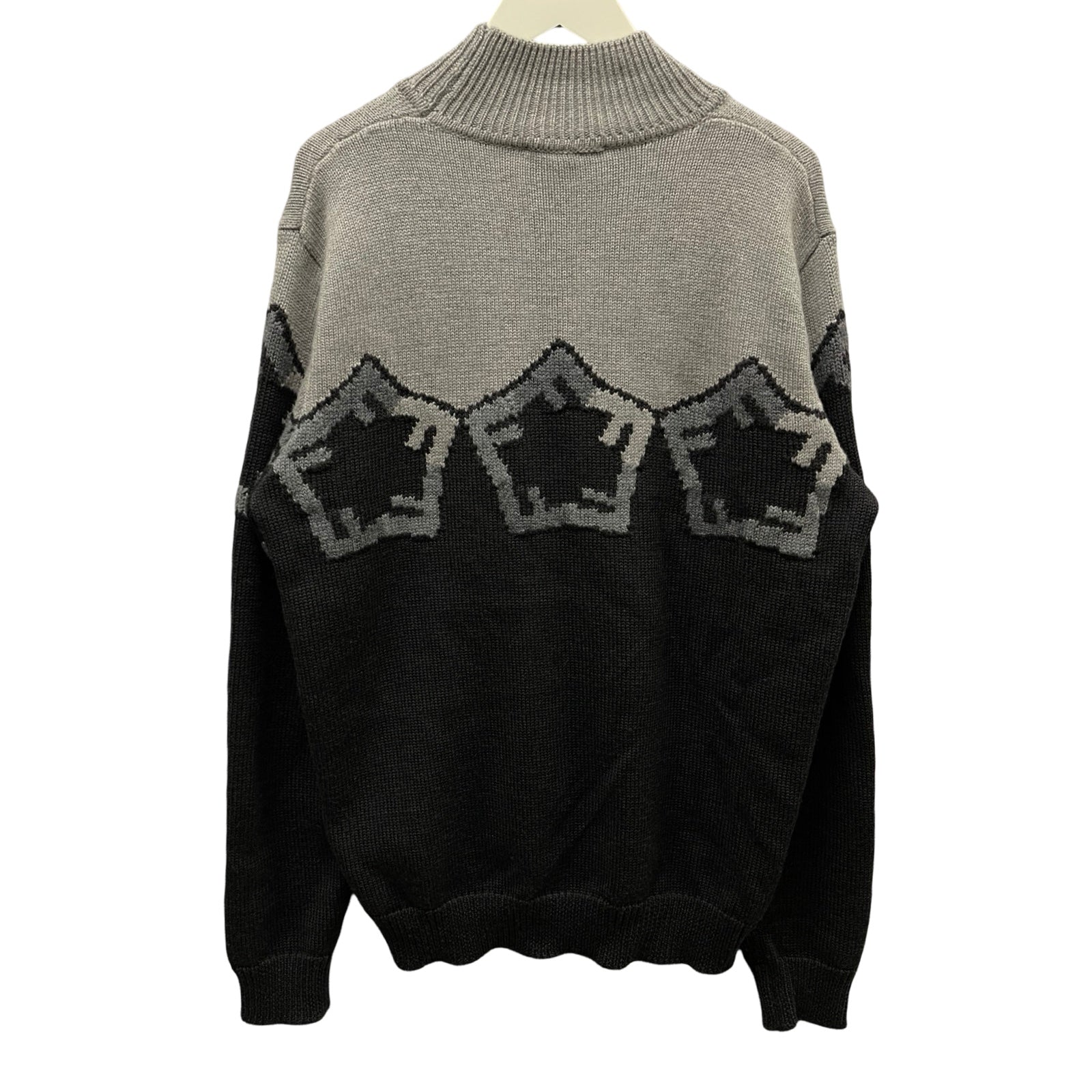 FENDI 2023AW Pullover Wool Knit Sweater FZX025 AQL4 Size 52