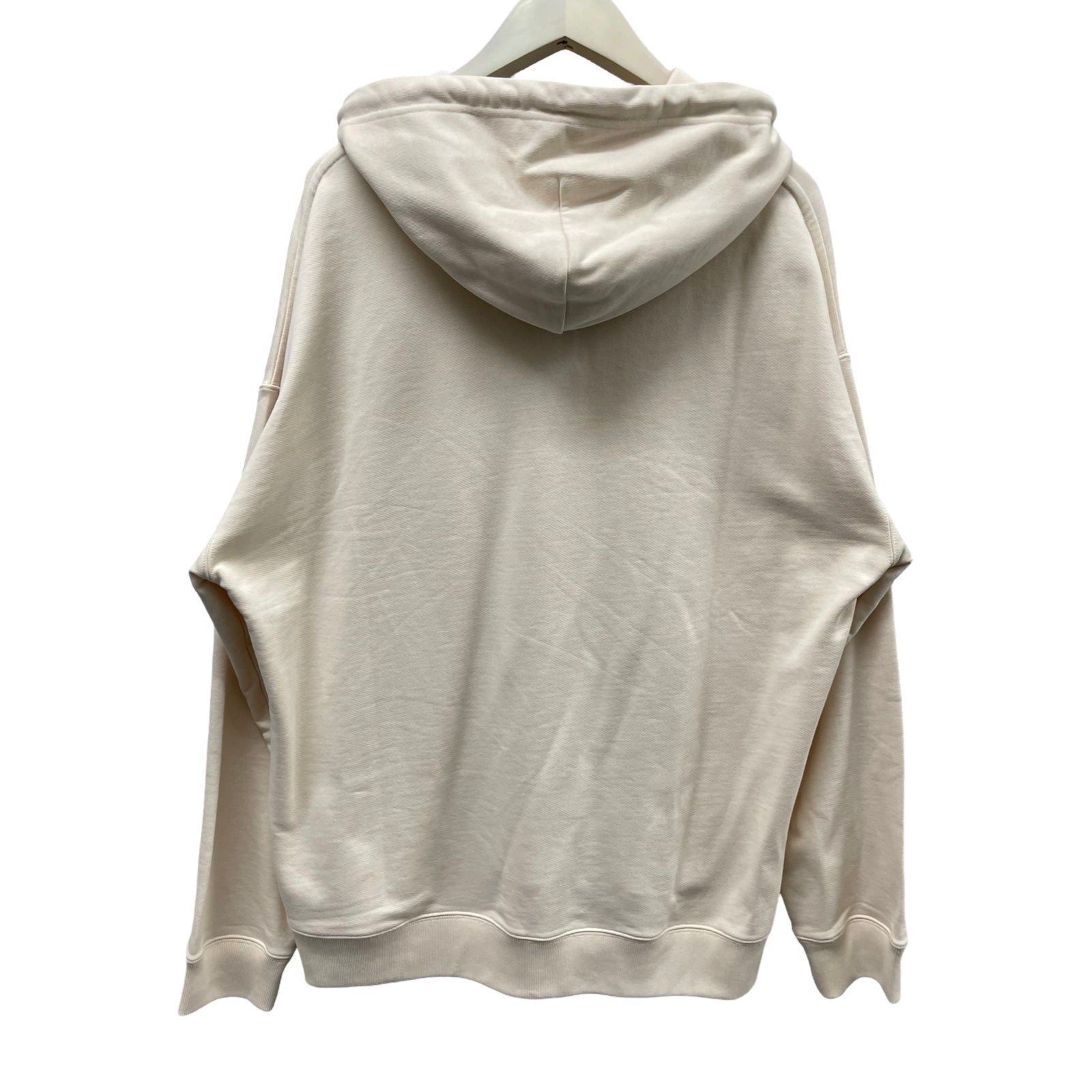 LOEWE 2024SS Anagram Leather Patch Pockt Relaxed Fit Cotton Hoodie Size XL