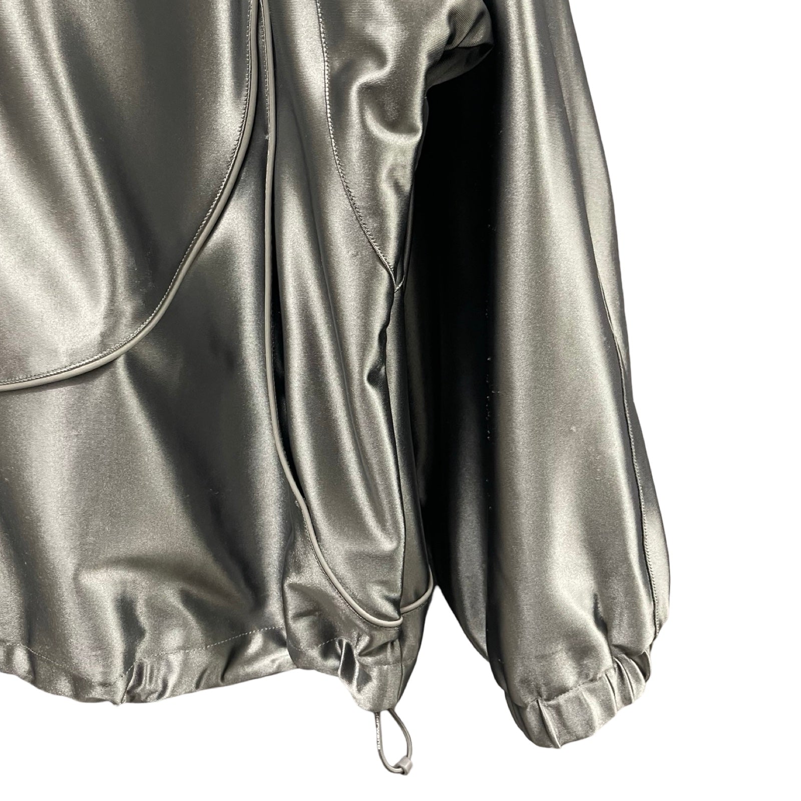 Alexander Wang Satin Track Jacket 6CC3232006 Size M
