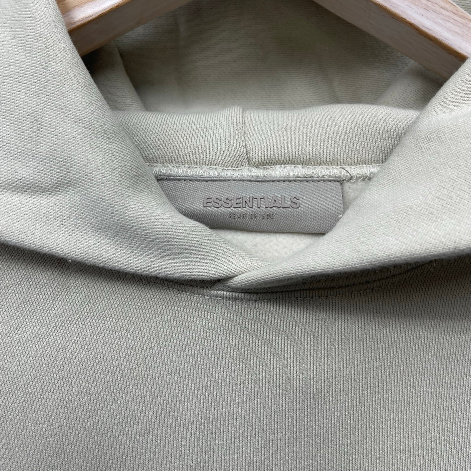 ESSENTIALS×FEAR OF GOD Flocky Logo Pullover Hoodie Size L