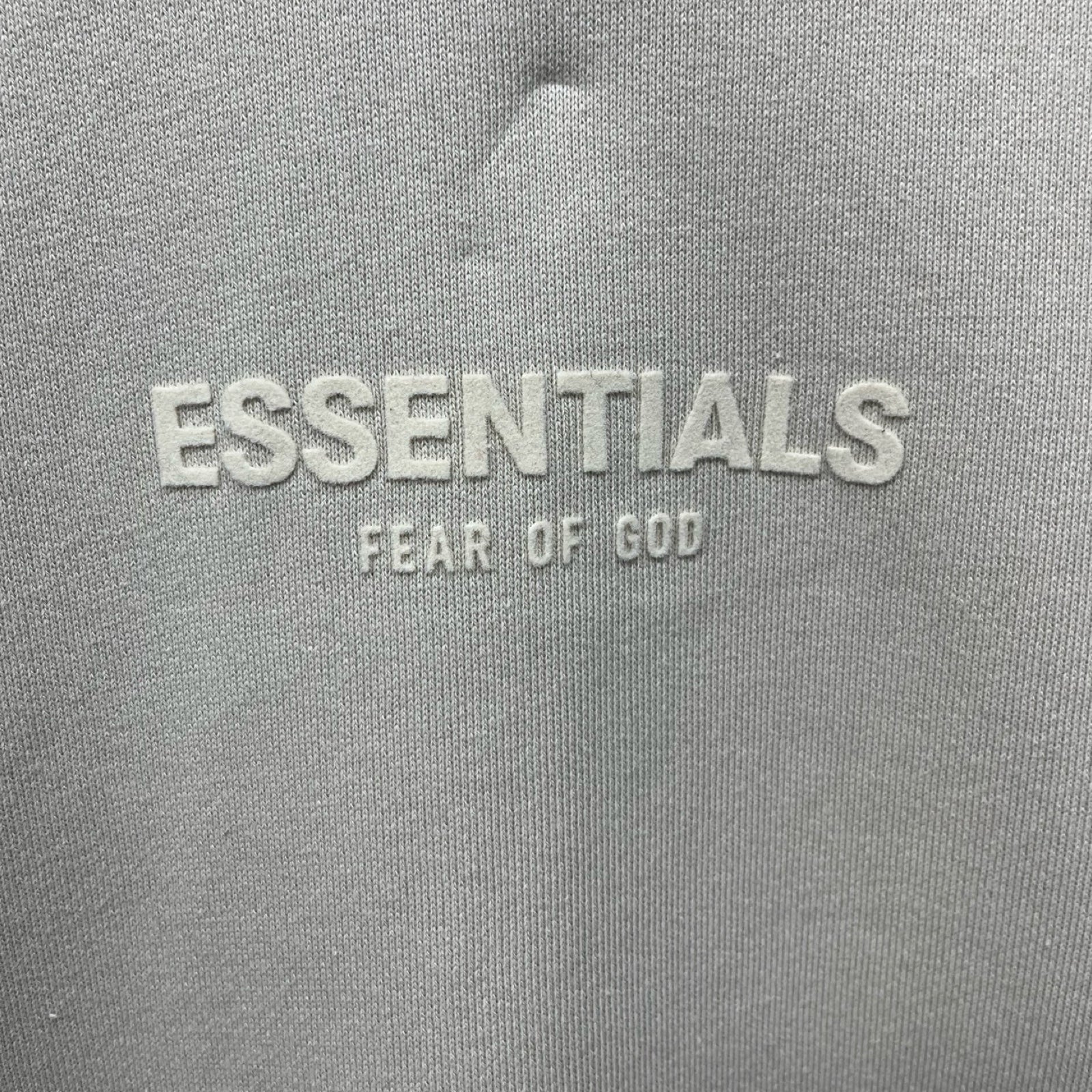 ESSENTIALS×FEAR OF GOD Flocky Logo Pullover Hoodie Size L