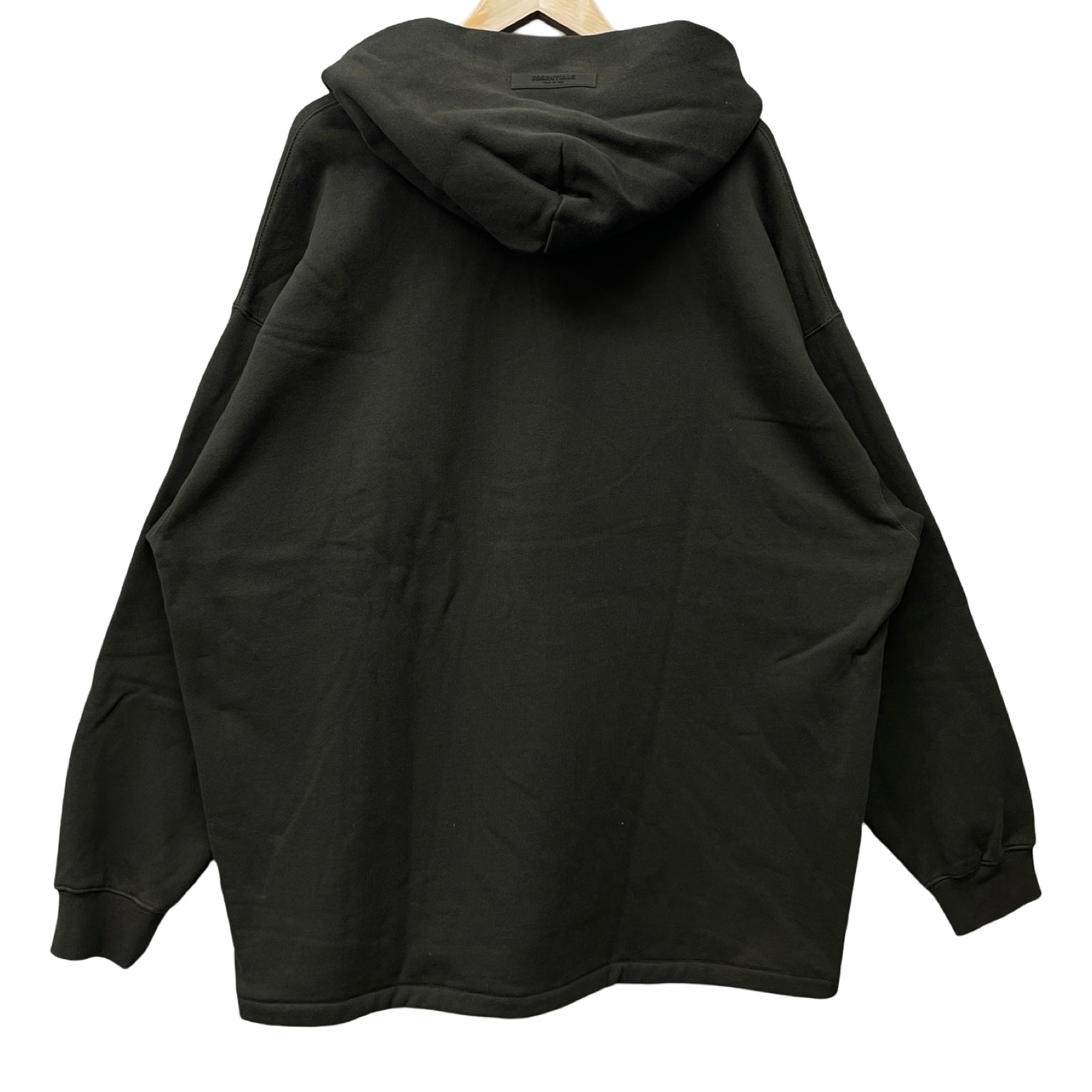 ESSENTIALS×FEAR OF GOD Flocky Logo Pullover Hoodie Size L