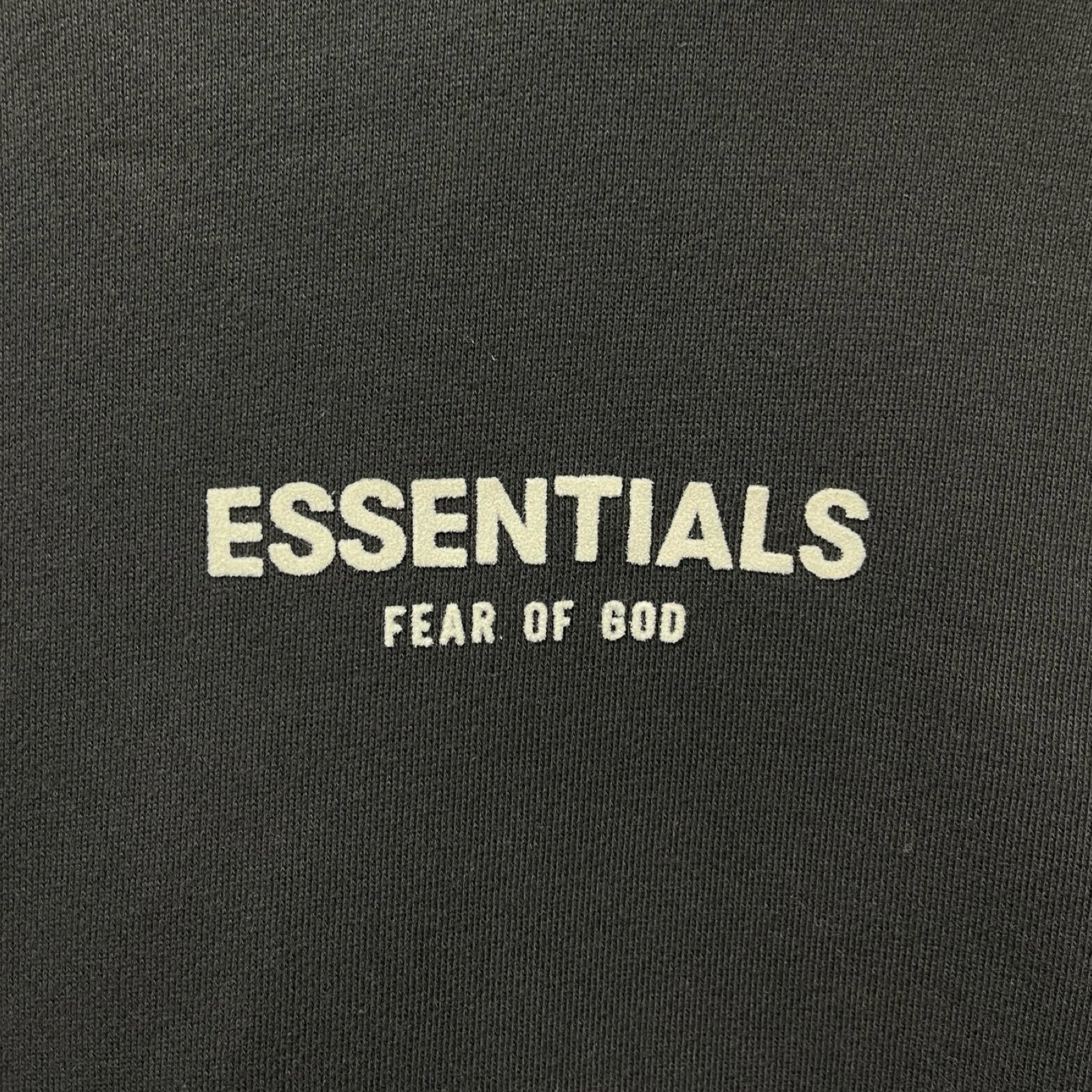 ESSENTIALS×FEAR OF GOD Flocky Logo Pullover Hoodie Size L