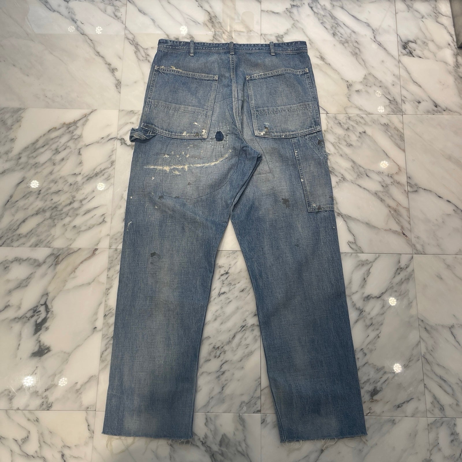 SAINT Mxxxxxx 2024SS DENIM PANTS PAINTER SM-YS8-0000-051 Size L セントマイケル デニムパンツ ペインター サイズL