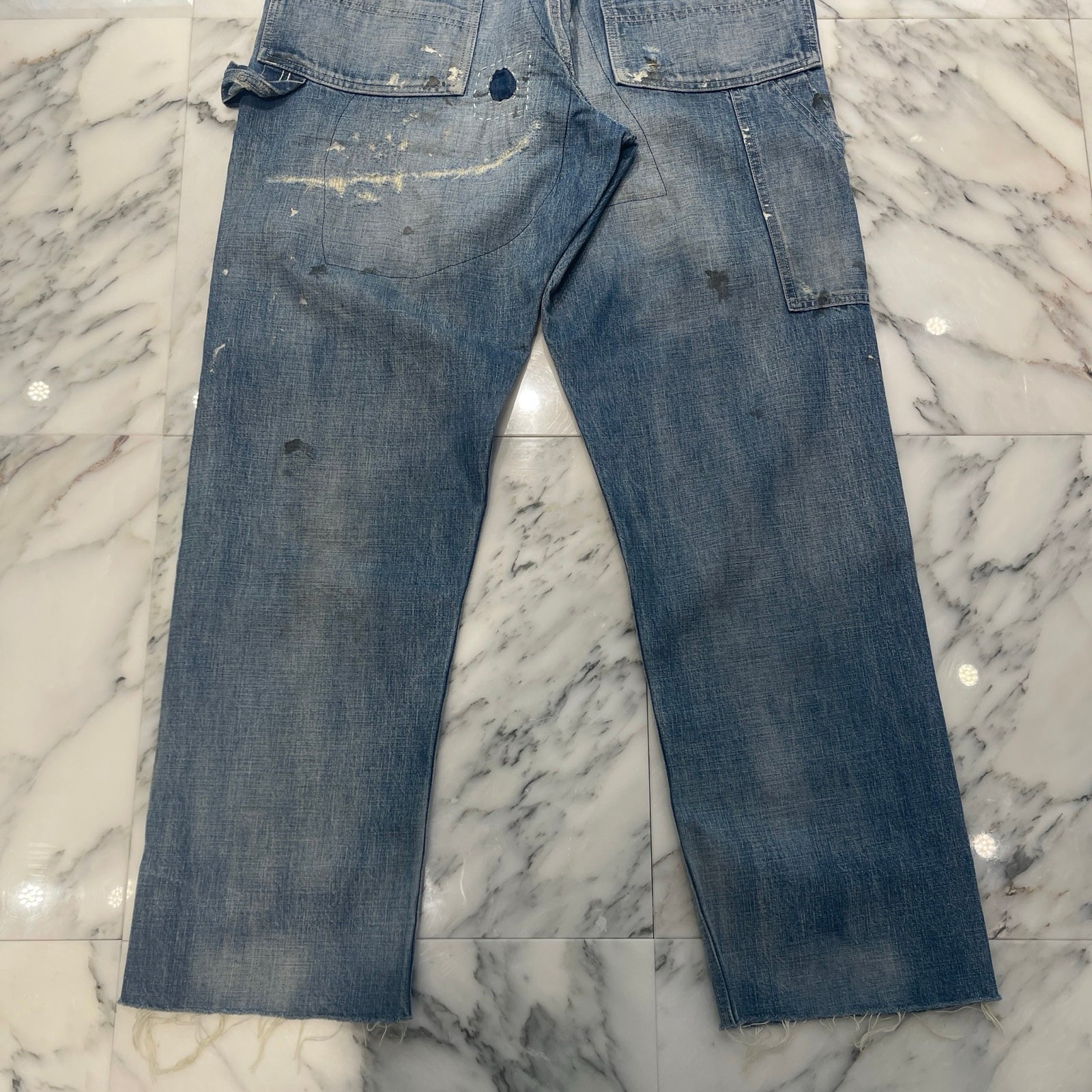 SAINT Mxxxxxx 2024SS DENIM PANTS PAINTER SM-YS8-0000-051 Size L セントマイケル デニムパンツ ペインター サイズL