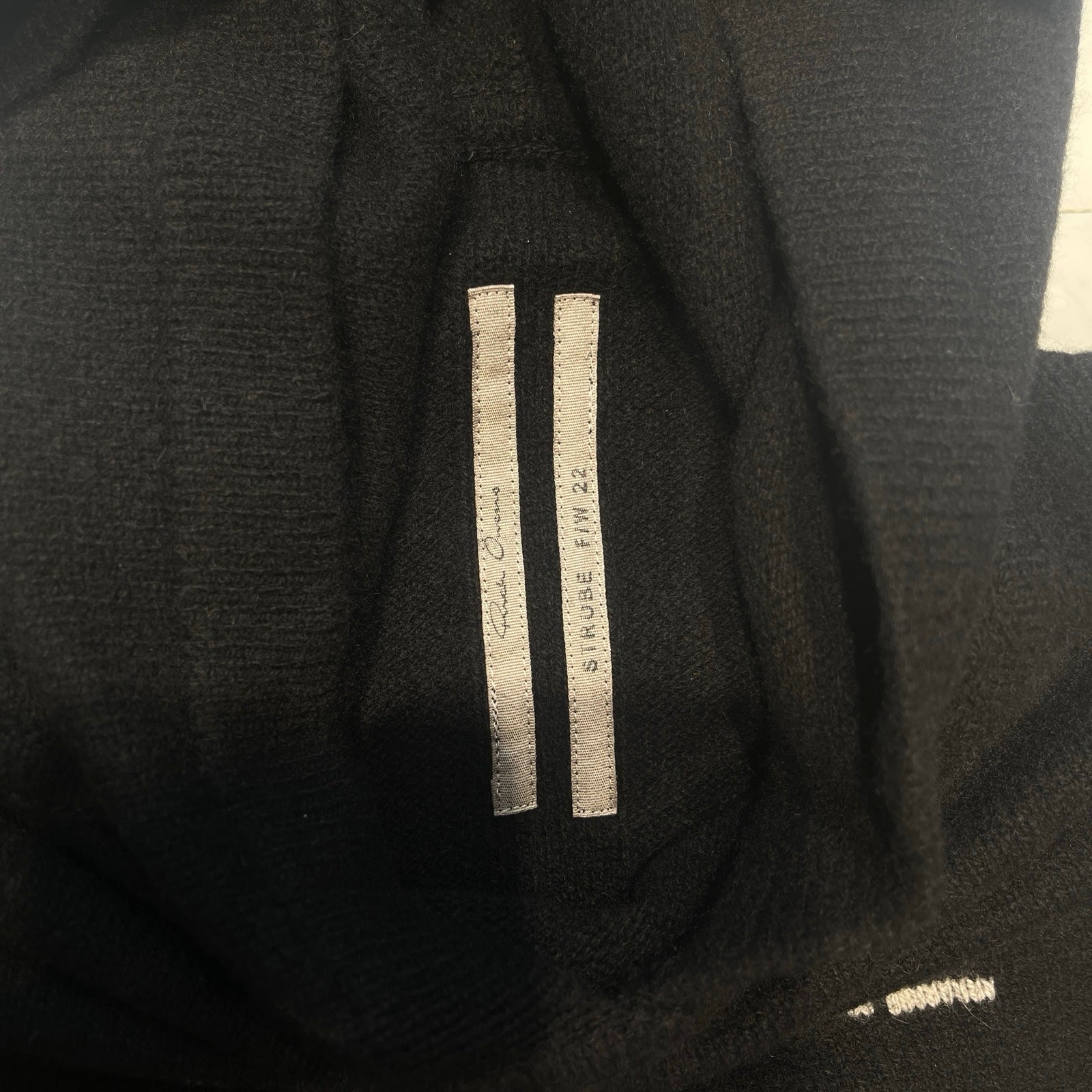 Rick Owens 2022AW Cashmere Tommy Hoodie RR02B2673-WSBRU Size S リックオウェンス カシミヤ トミーフーディー サイズS