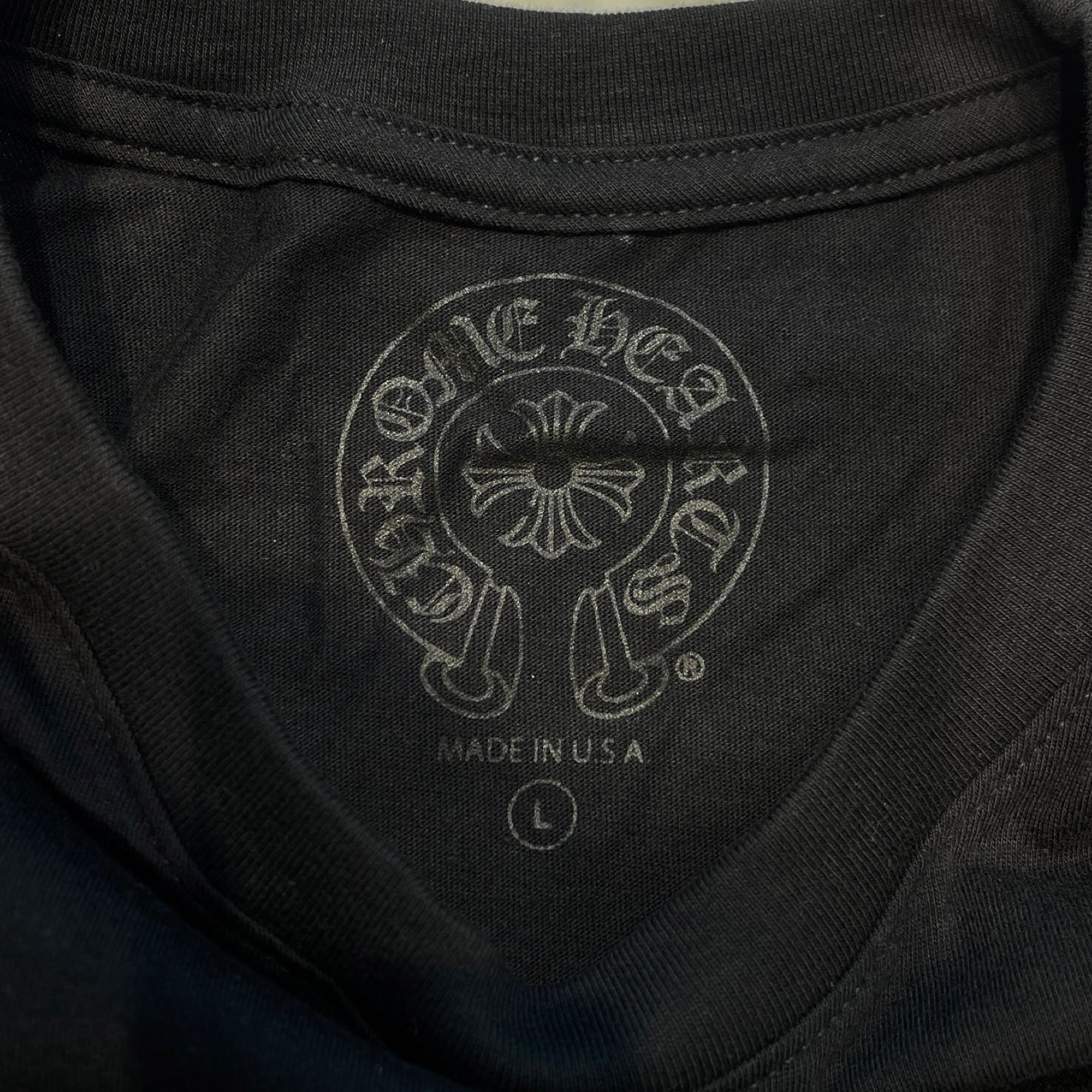 CHROME HEARTS Aspen Horseshoe Long Sleeve Tee Size L クロムハーツ アスペン ホースシュー ロングスリーブTシャツ サイズL