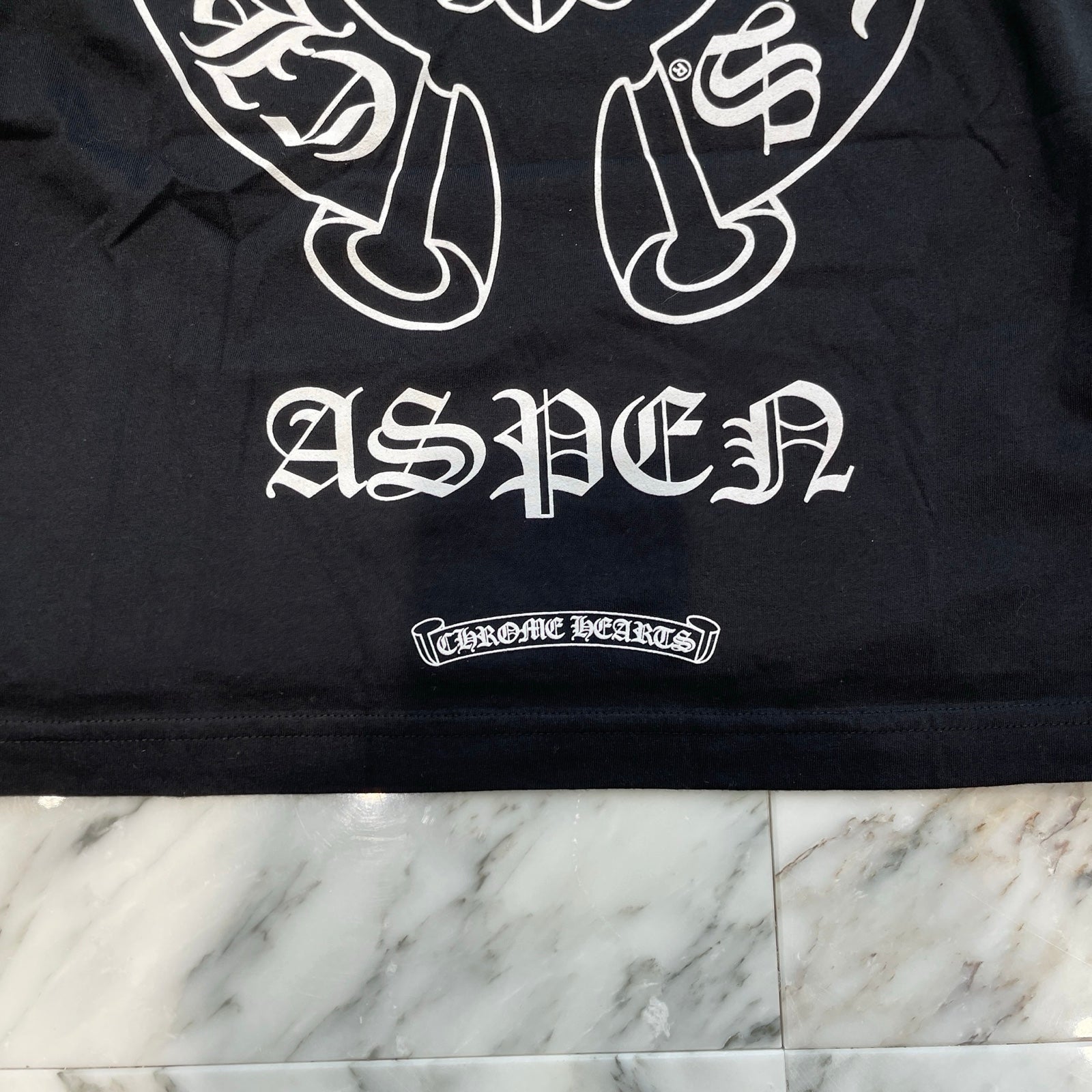 CHROME HEARTS Aspen Horseshoe Long Sleeve Tee Size L クロムハーツ アスペン ホースシュー ロングスリーブTシャツ サイズL