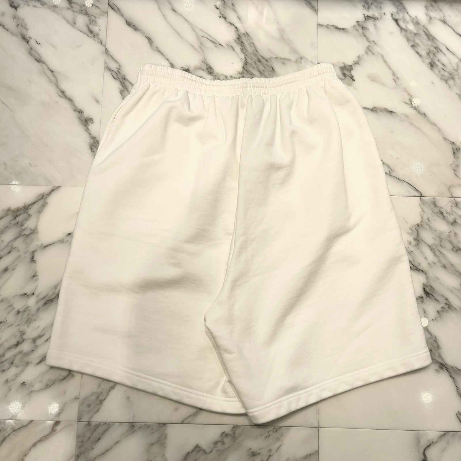 BALENCIAGA 2021AW Logo Ebroidered Wide Sweat Shorts 674591 TMVF5 Size XXS バレンシアガ ロゴ刺繍 ワイドスウェットショーツ サイズXXS