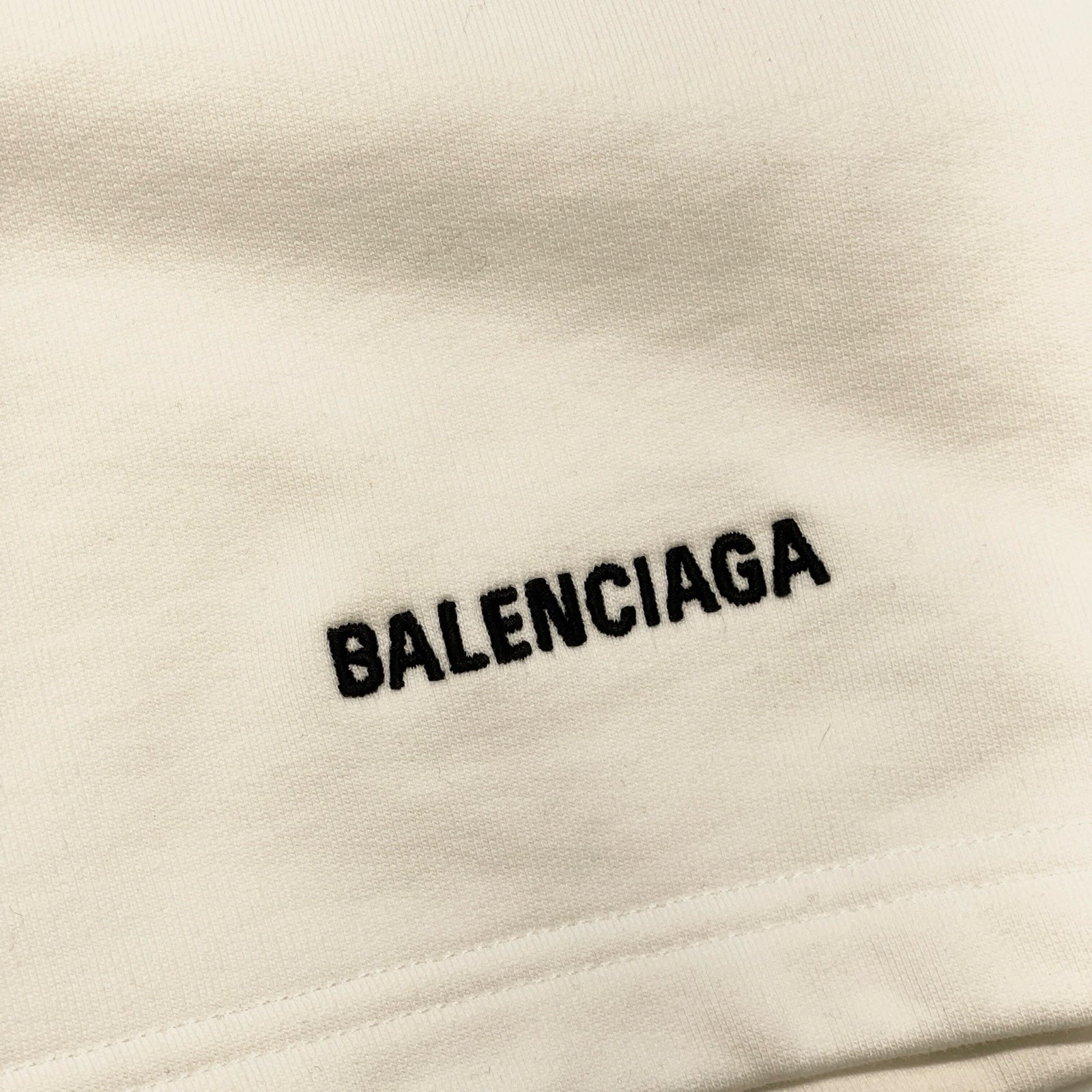BALENCIAGA 2021AW Logo Ebroidered Wide Sweat Shorts 674591 TMVF5 Size XXS バレンシアガ ロゴ刺繍 ワイドスウェットショーツ サイズXXS