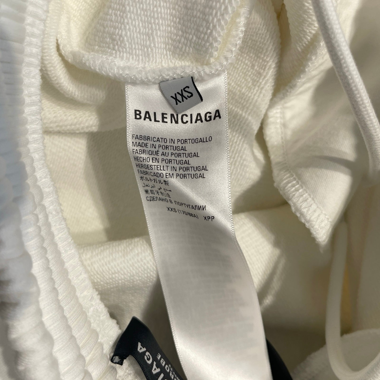 BALENCIAGA 2021AW Logo Ebroidered Wide Sweat Shorts 674591 TMVF5 Size XXS バレンシアガ ロゴ刺繍 ワイドスウェットショーツ サイズXXS