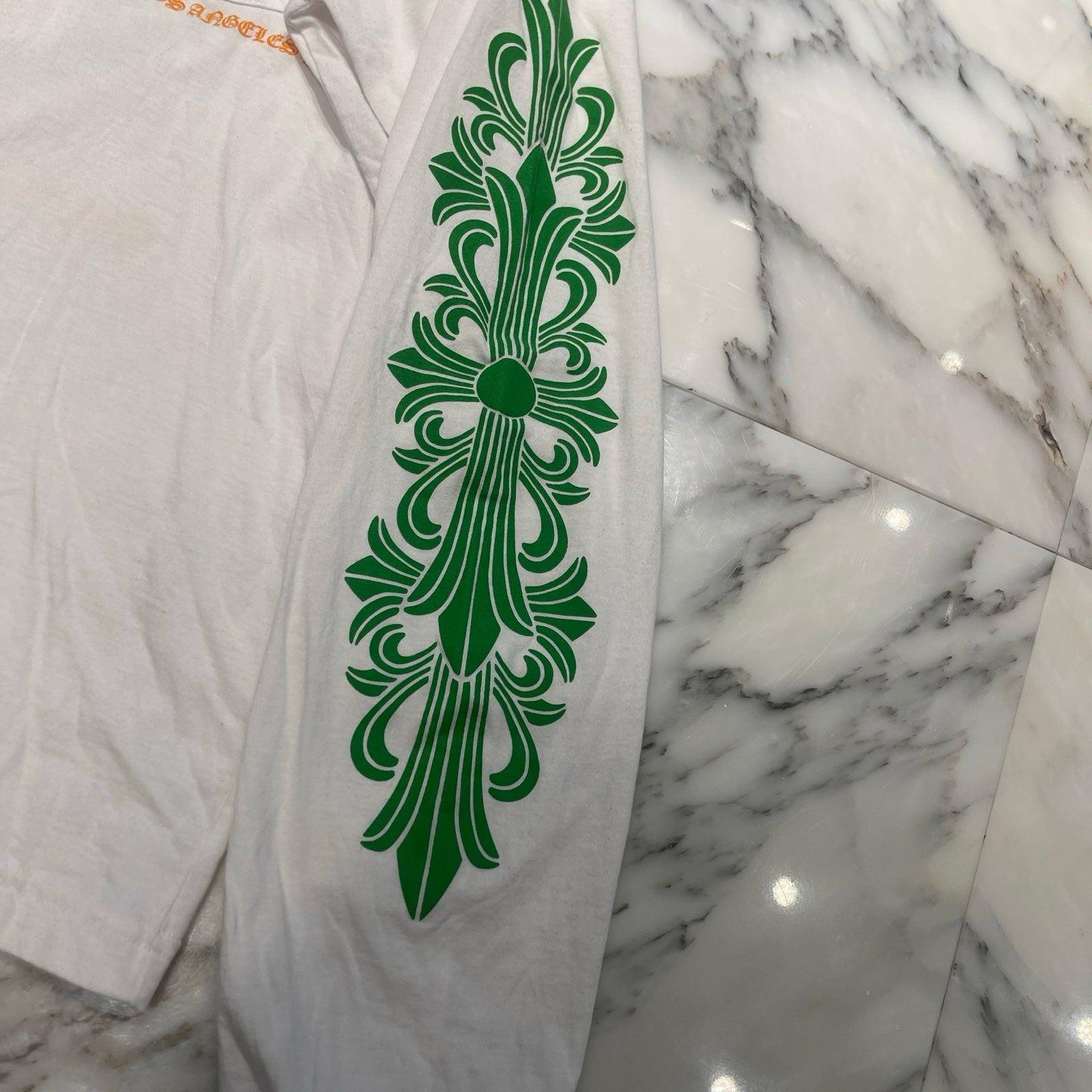 CHROME HEARTS Los Angeles Limited Vine Dagger Print Long Sleeve Tee Size L クロムハーツ ロサンゼルス限定 ヴァインダガー プリントロングスリーブTシャツ サイズ L