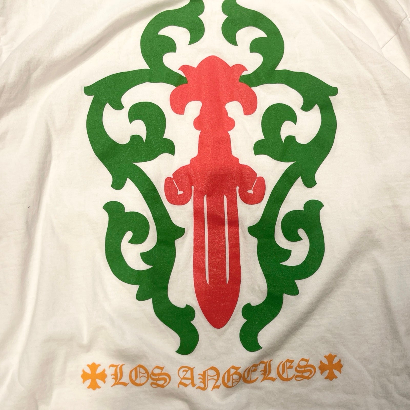 CHROME HEARTS Los Angeles Limited Vine Dagger Print Long Sleeve Tee Size L クロムハーツ ロサンゼルス限定 ヴァインダガー プリントロングスリーブTシャツ サイズ L