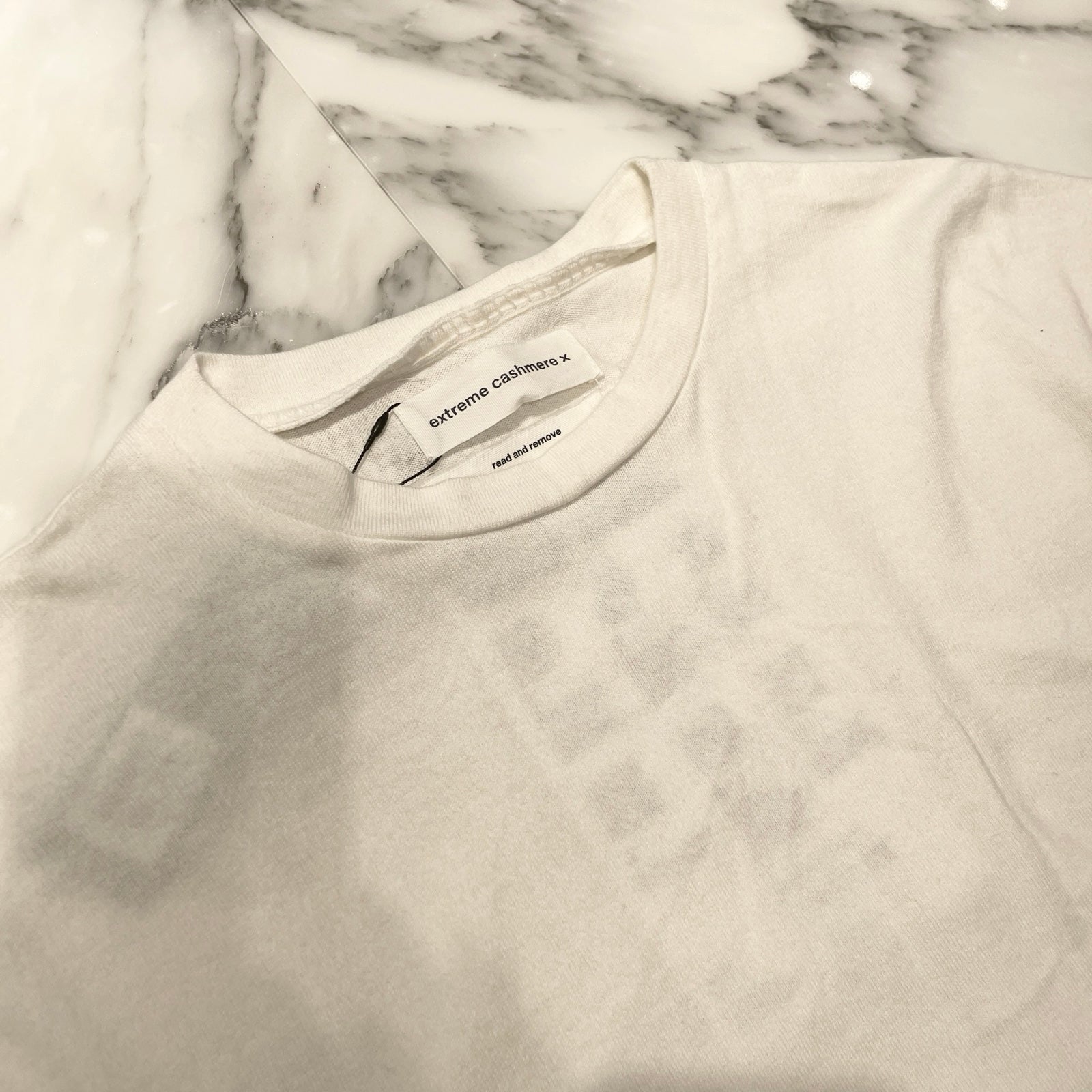 Extreme Cashmere X n° 269 Cashmere Knit Tee エクストリームカシミヤ X カシミヤニット Tシャツ