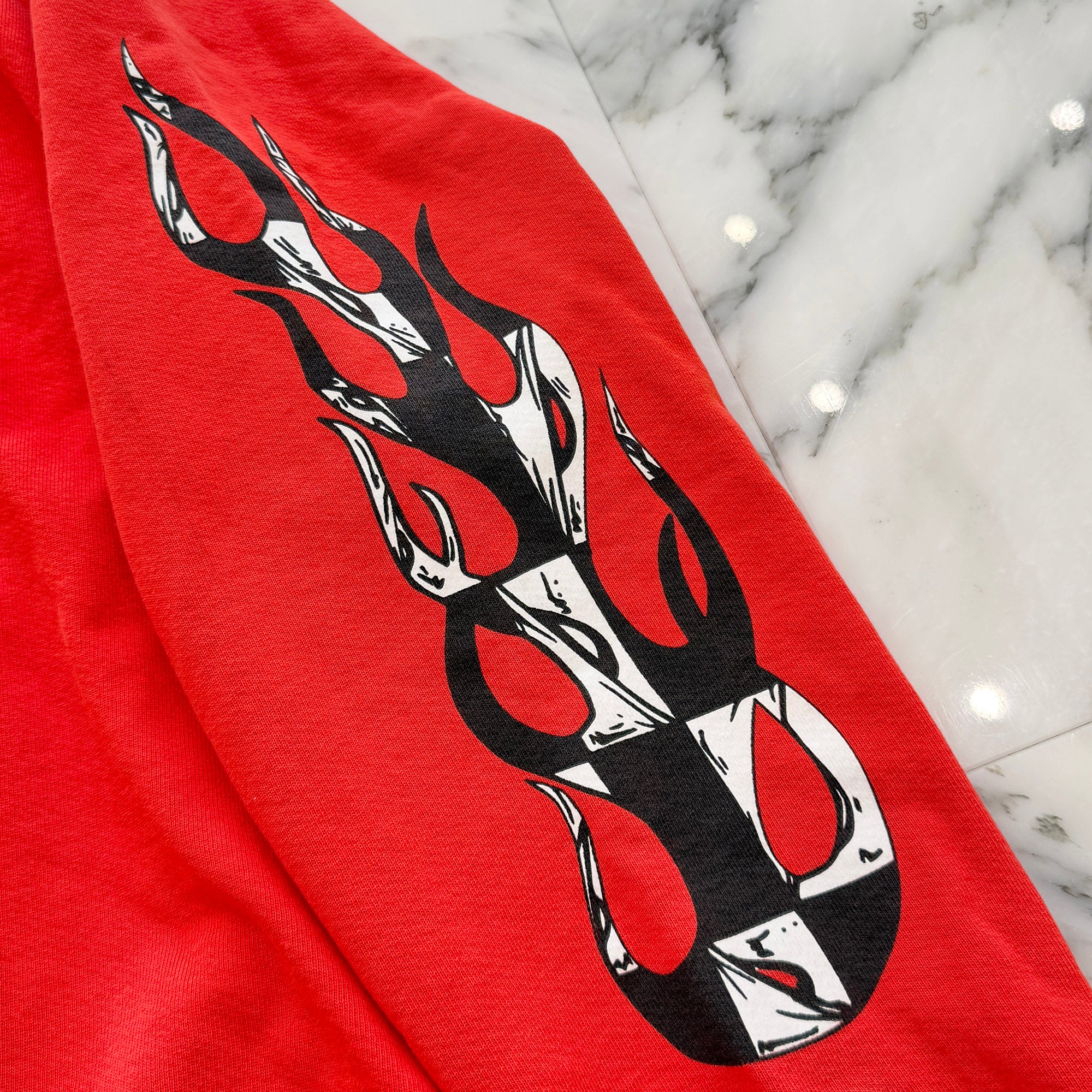 CHROME HEARTS × MATTY BOY PPO Ketchup Crew Neck Sweat Shirt Size L クロムハーツ × マッティボーイ ケチャップ クルーネック スウェットシャツ サイズL