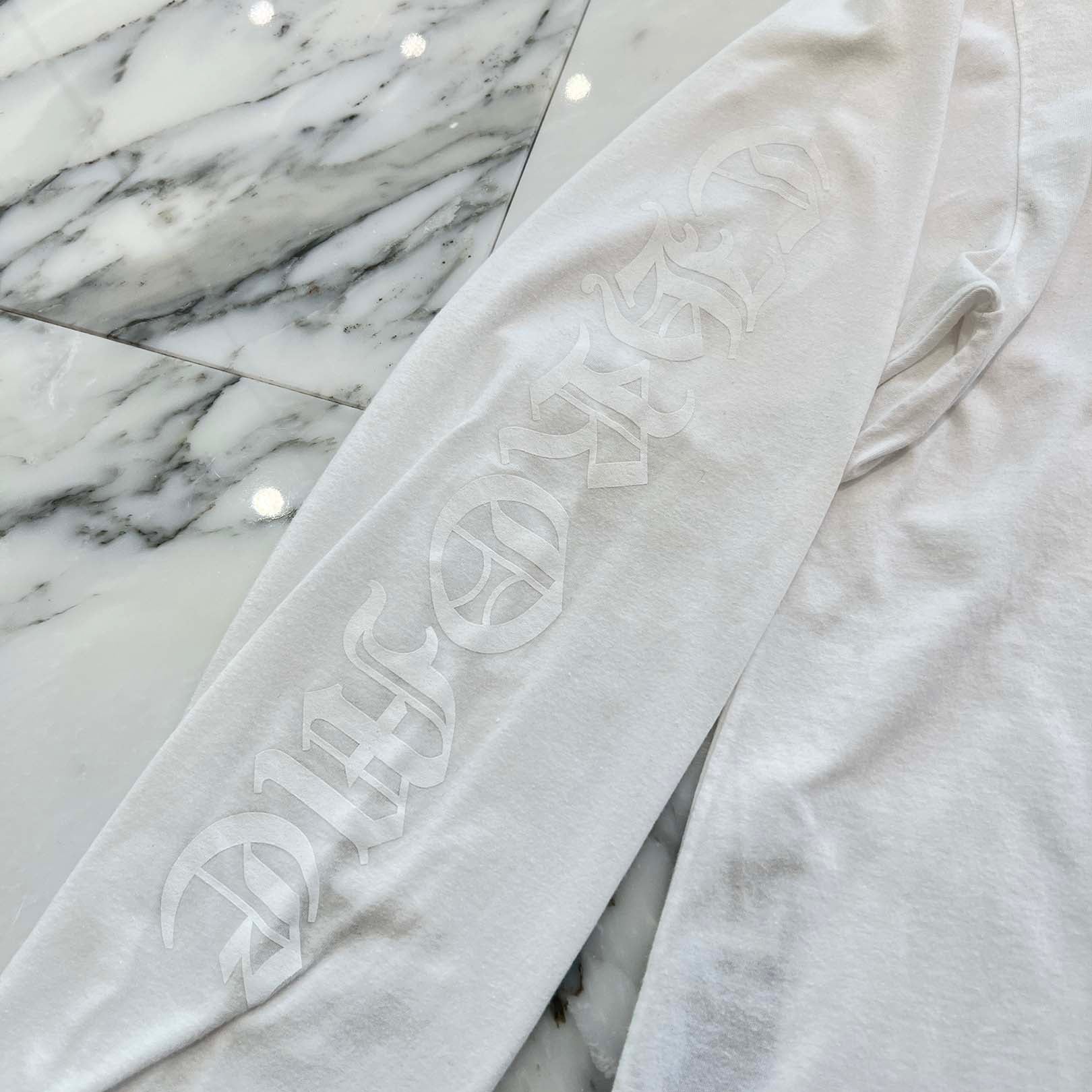 CHROME HEARTS Old English Neck Logo Long Sleeve Tee Size L クロムハーツ オールドイングリッシュ ネックロゴ ロングスリーブTシャツ サイズL