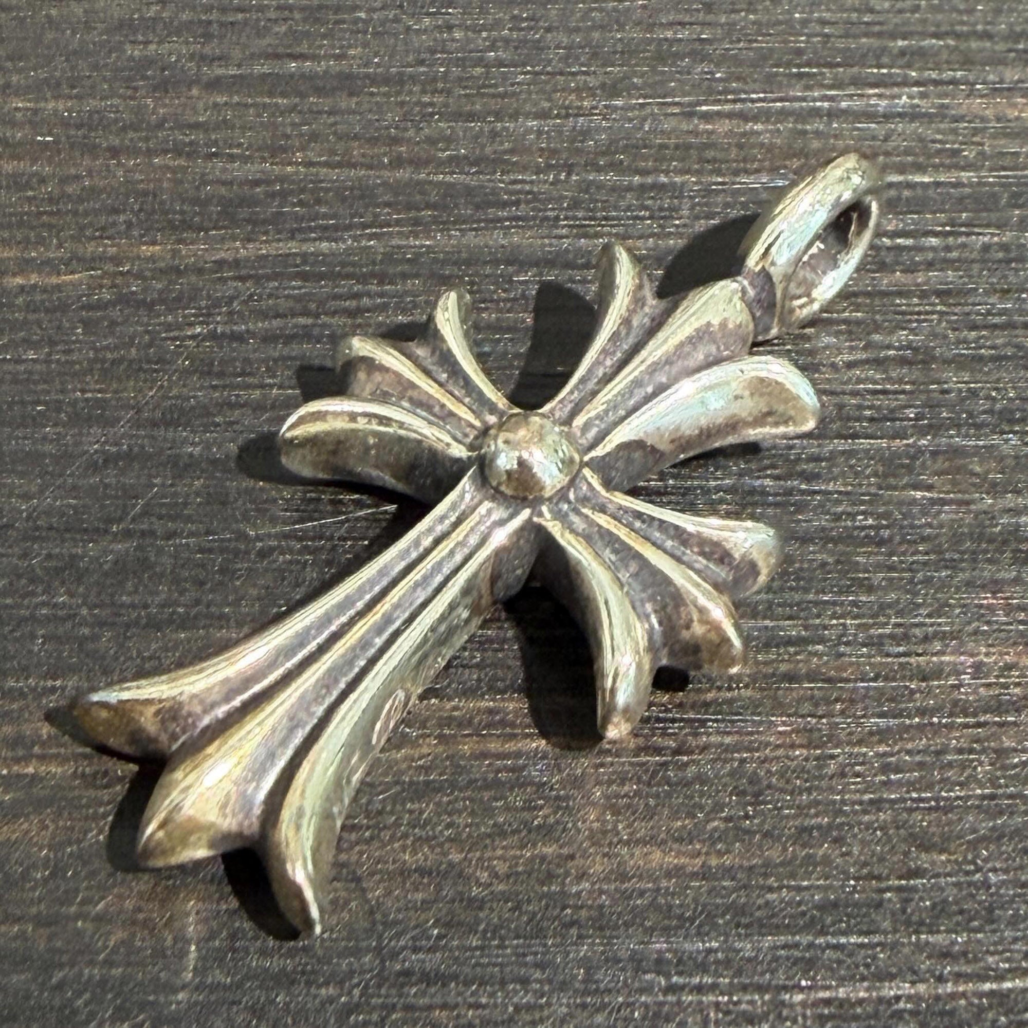 CHROME HEARTS Tiny Fat Cross Pave Diamond Pendant Top クロムハーツ タイニーファットクロス パヴェダイヤモンド ペンダントトップ