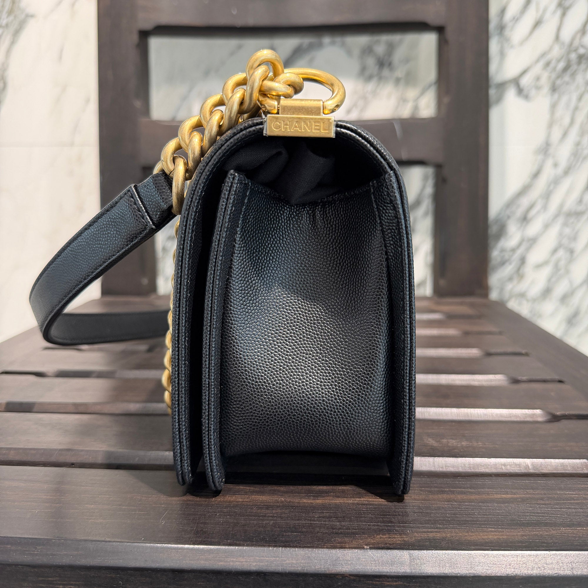 【美品】 CHANEL BOY25 ボーイ シャネル チェーンショルダーバッグ CHANEL Boy Chanel 25 Chain Shoulder Bag シャネル ボーイシャネル 25