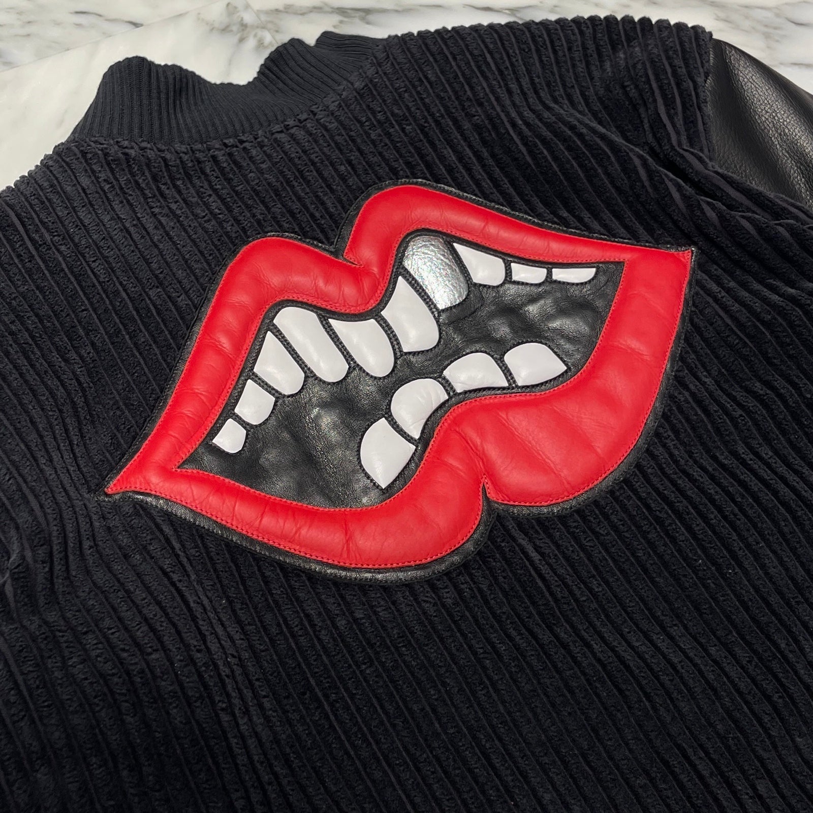 CHROME HEARTS × MATTY BOY PPO CHOMPER LETTER MAN Leather Jacket Size M クロムハーツ × マッティボーイ PPO チョンパー レターマン レザージャケット サイズM