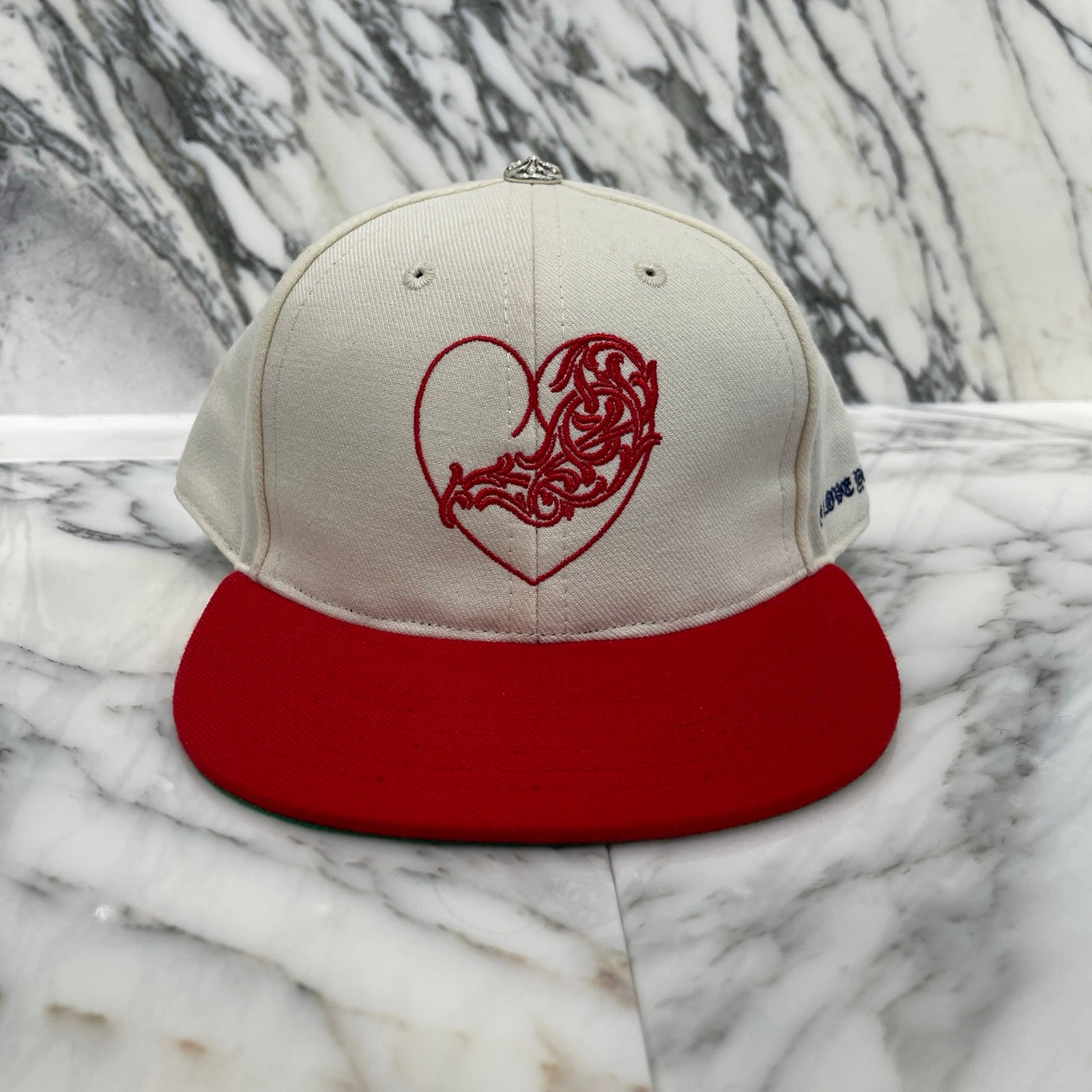 CHROME HEARTS CH Heart Embroidery "Love You" Trucker Cap Size 7 3/4（61.5cm）