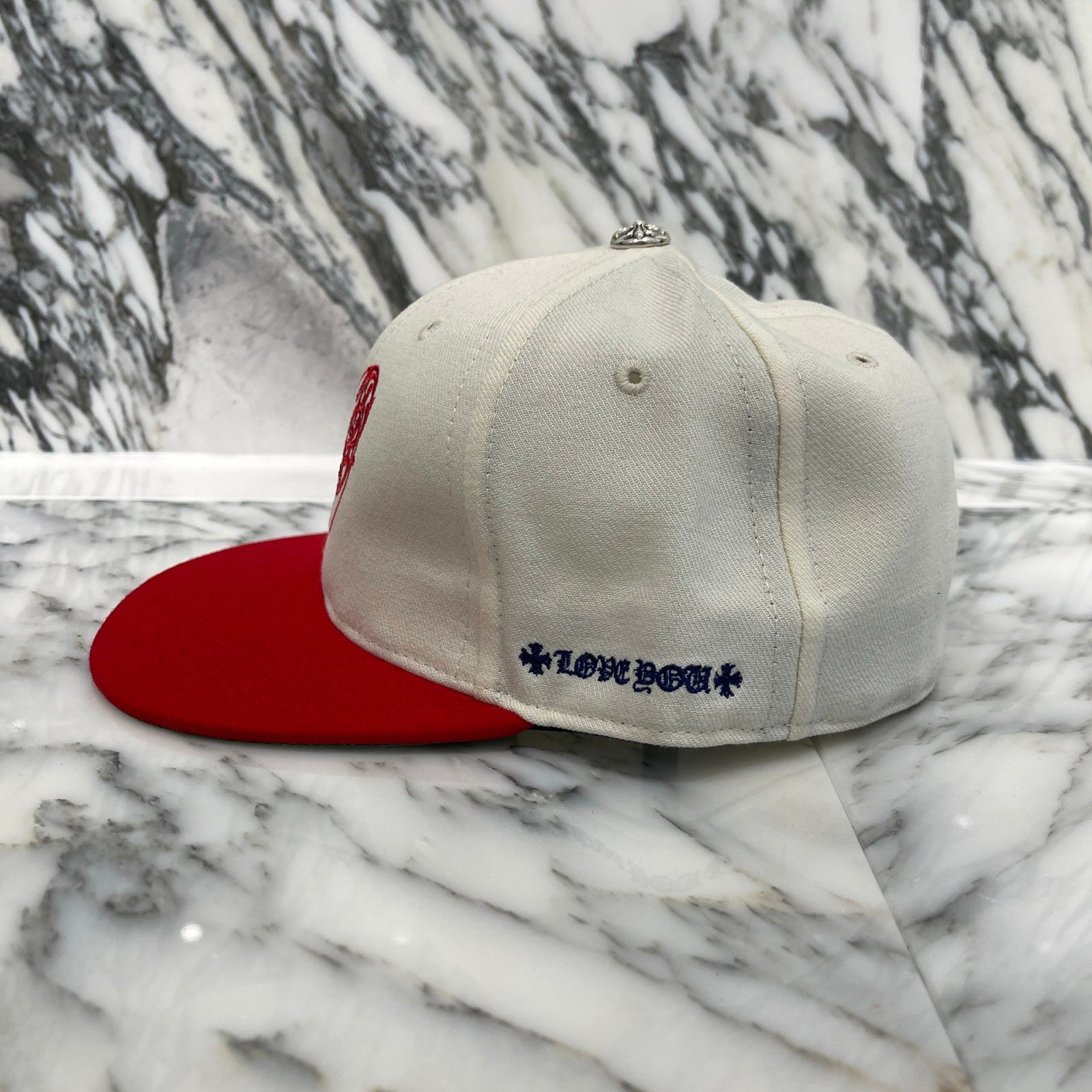 CHROME HEARTS CH Heart Embroidery "Love You" Trucker Cap Size 7 3/4（61.5cm）