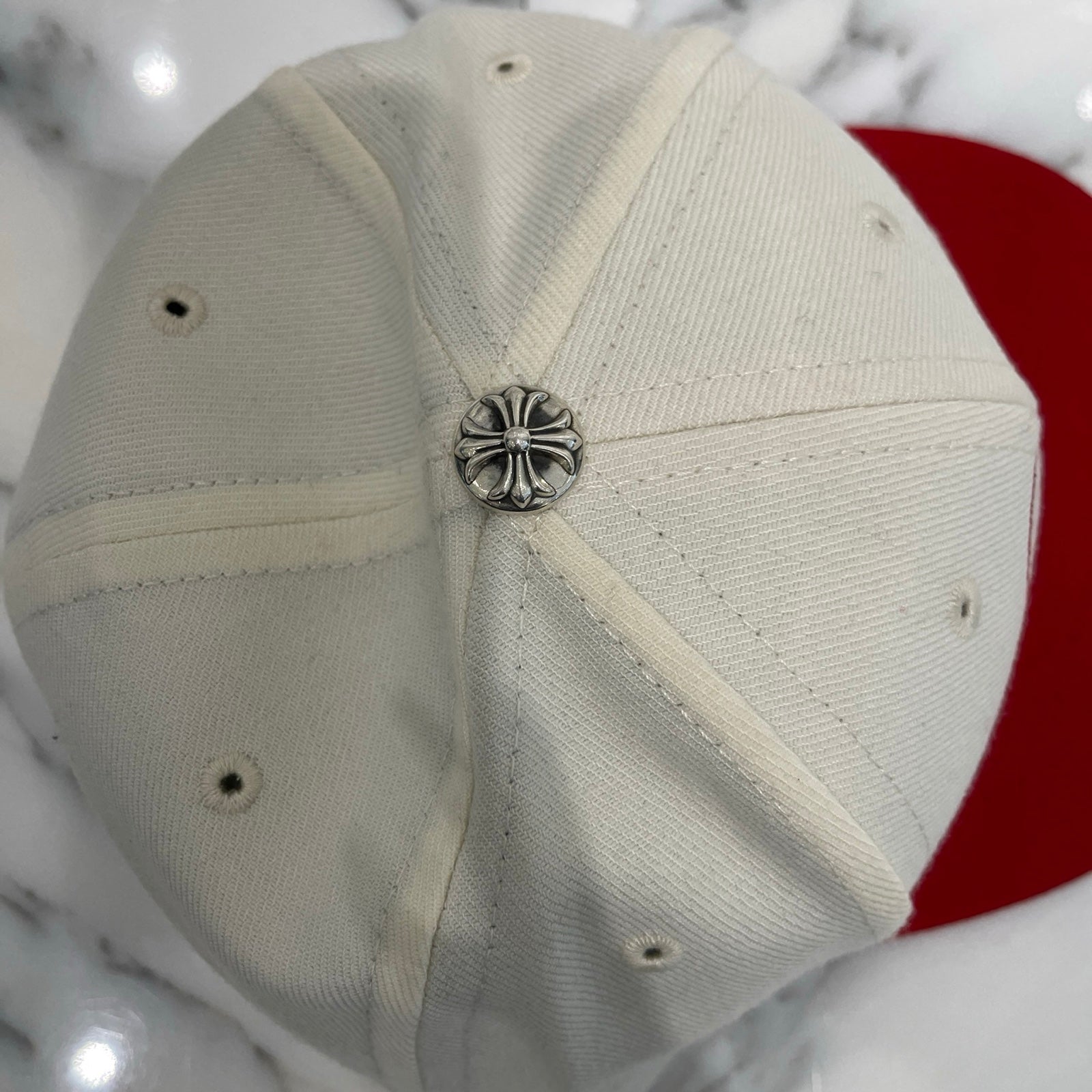 CHROME HEARTS CH Heart Embroidery "Love You" Trucker Cap Size 7 3/4（61.5cm）