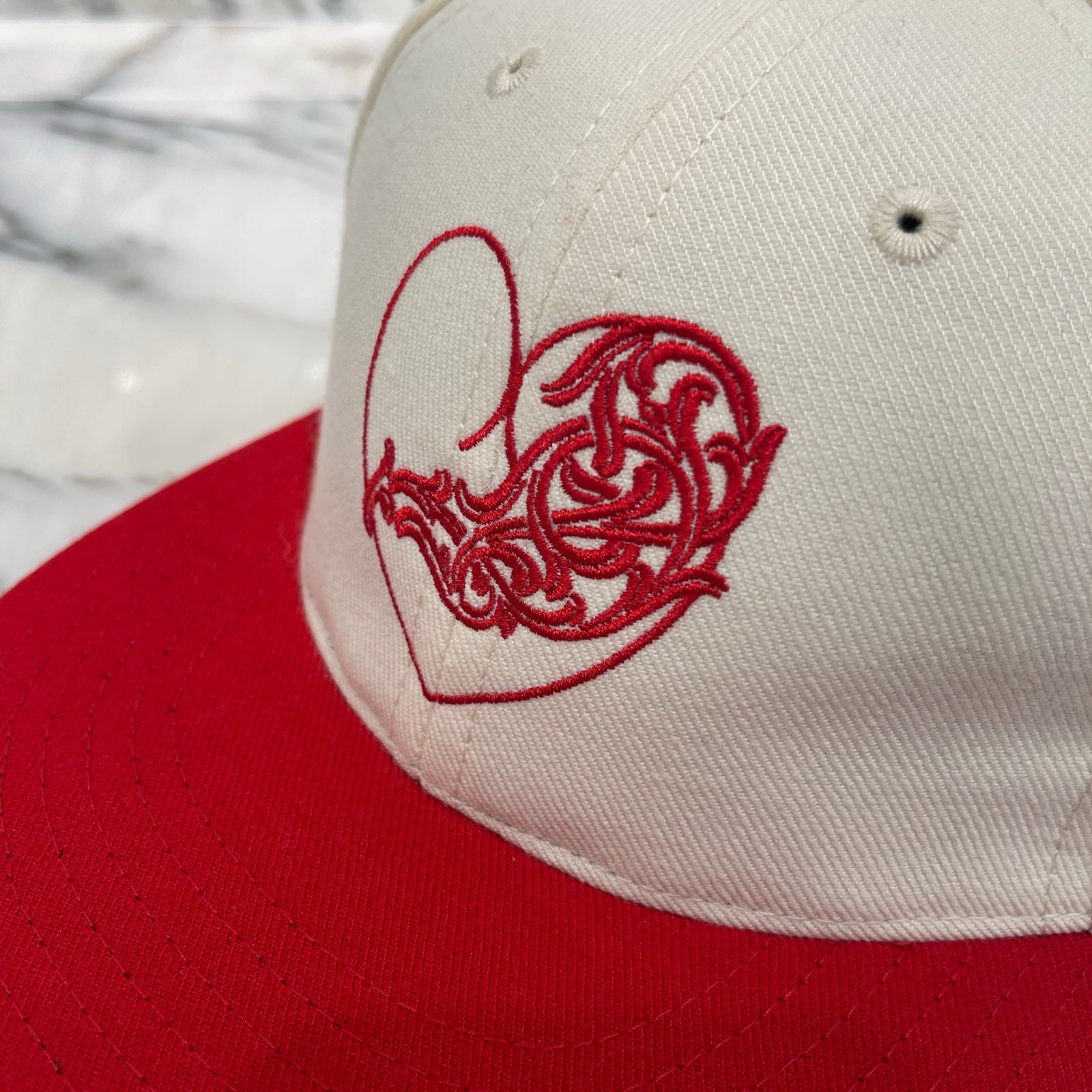 CHROME HEARTS CH Heart Embroidery "Love You" Trucker Cap Size 7 3/4（61.5cm）