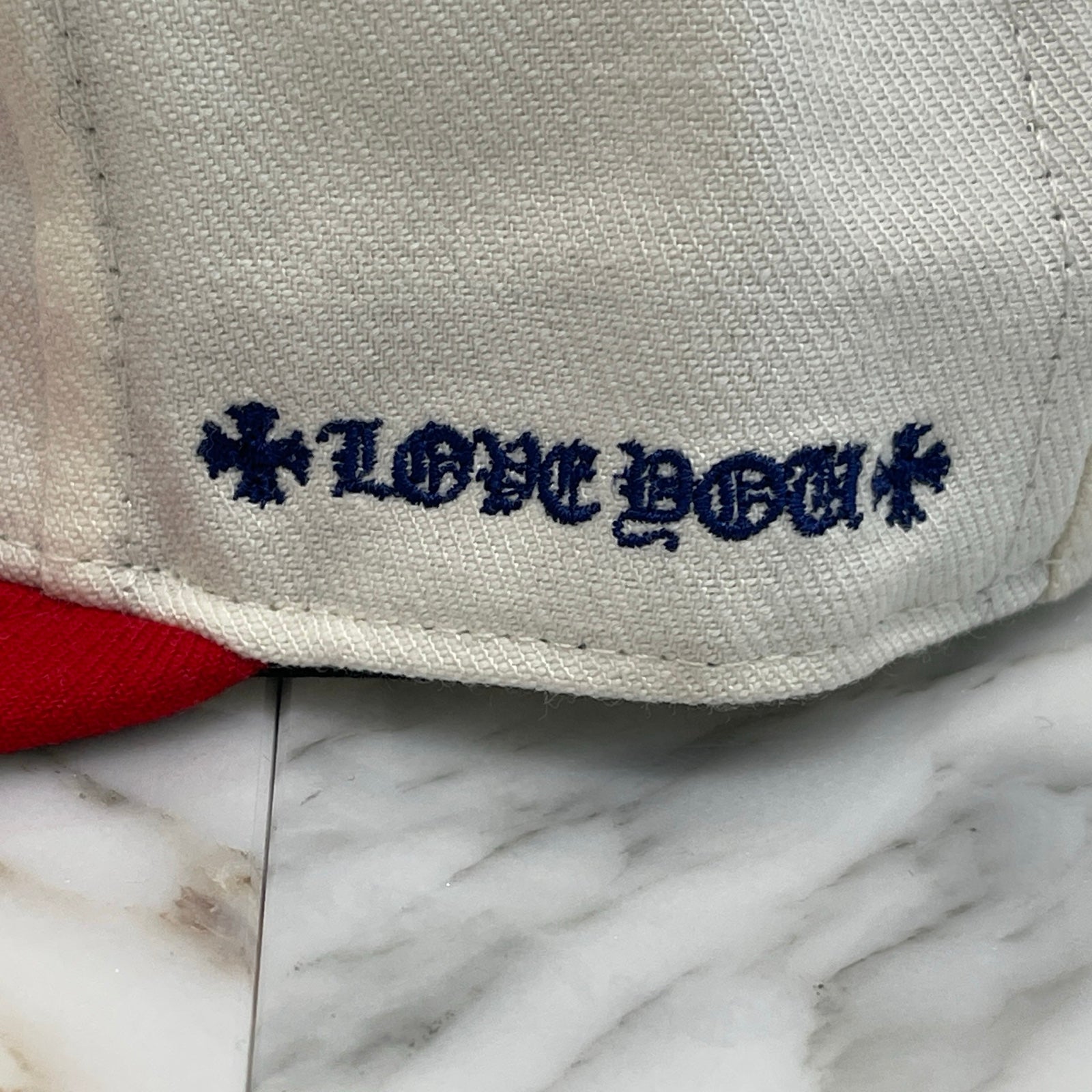 CHROME HEARTS CH Heart Embroidery "Love You" Trucker Cap Size 7 3/4（61.5cm）