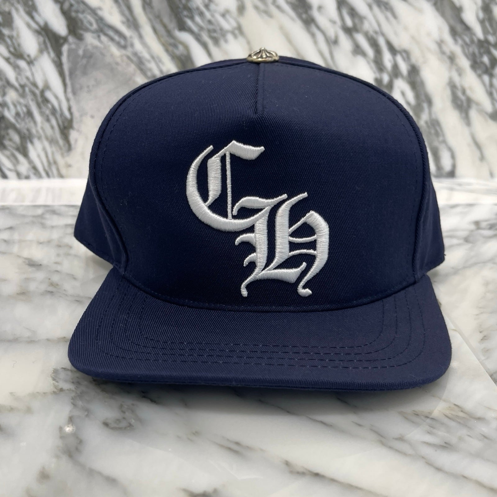 CHROME HEARTS CH Logo Embroidery Trucker Cap Size ONE SIZE（53-60）