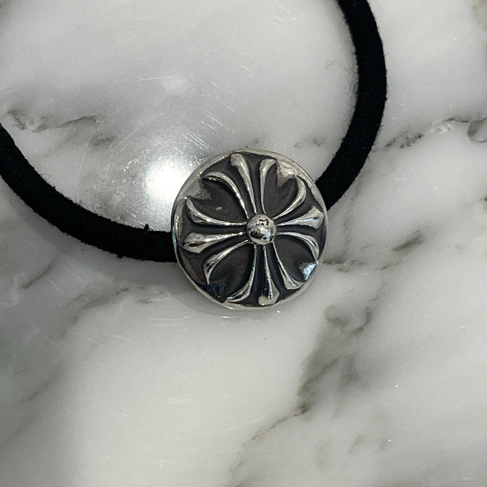 CHROME HEARTS CROSS BALL HAIR BAND