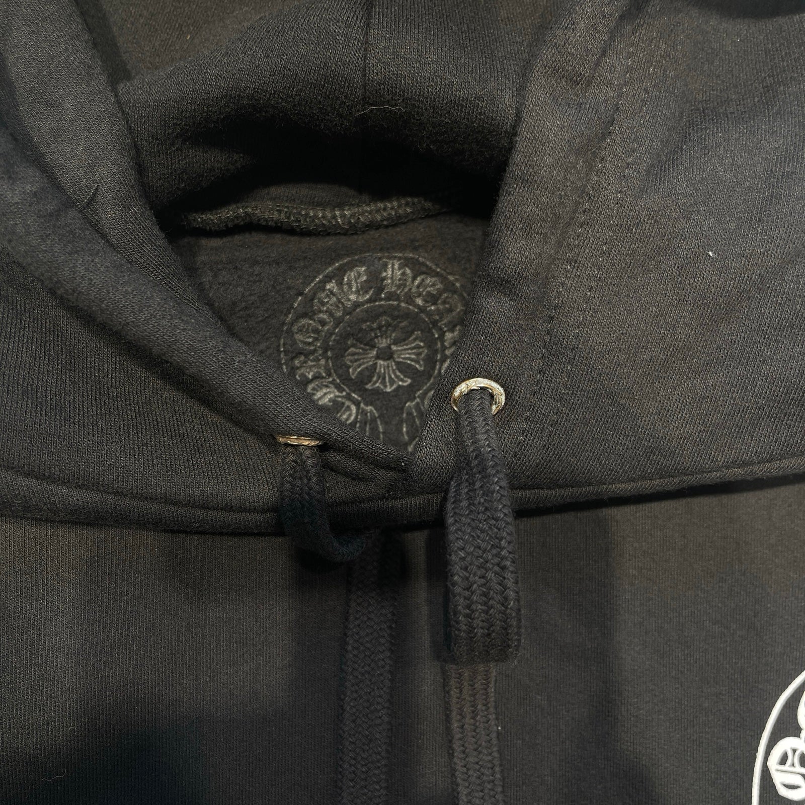 CHROME HEARTS Floral Cross Horseshoe Pullover Hoodie Size S クロムハーツ フローラルクロス ホースシュー プルオーバーフーディ サイズS