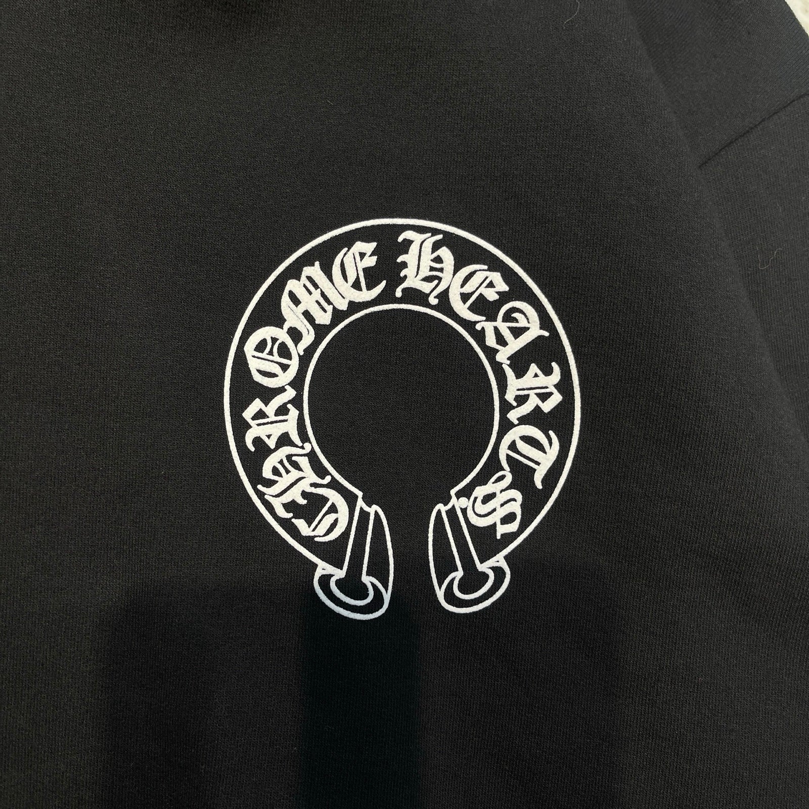 CHROME HEARTS Floral Cross Horseshoe Pullover Hoodie Size S クロムハーツ フローラルクロス ホースシュー プルオーバーフーディ サイズS