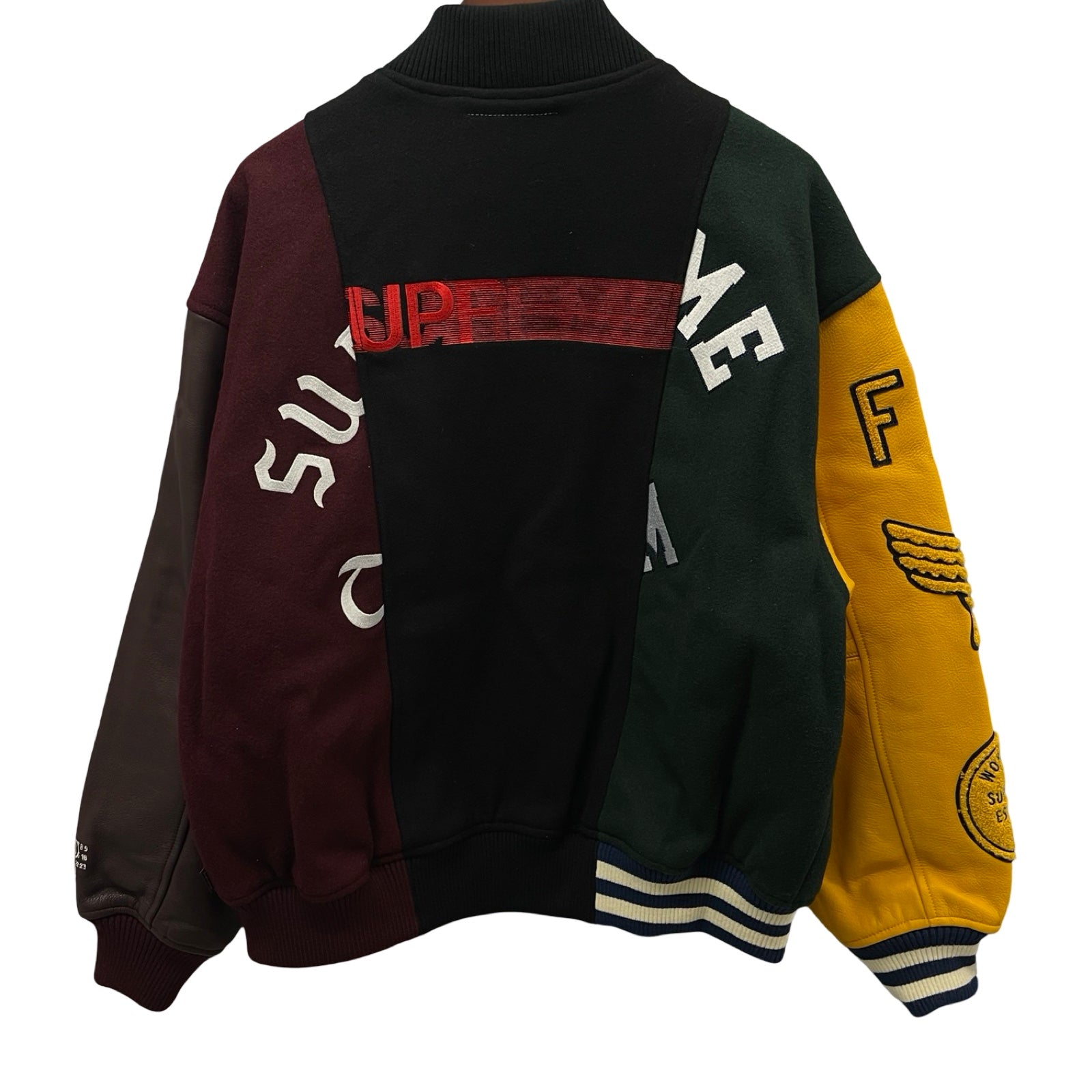 Supreme×MM6 Maison Margiela 2024SS Split Varsity Jacket Size