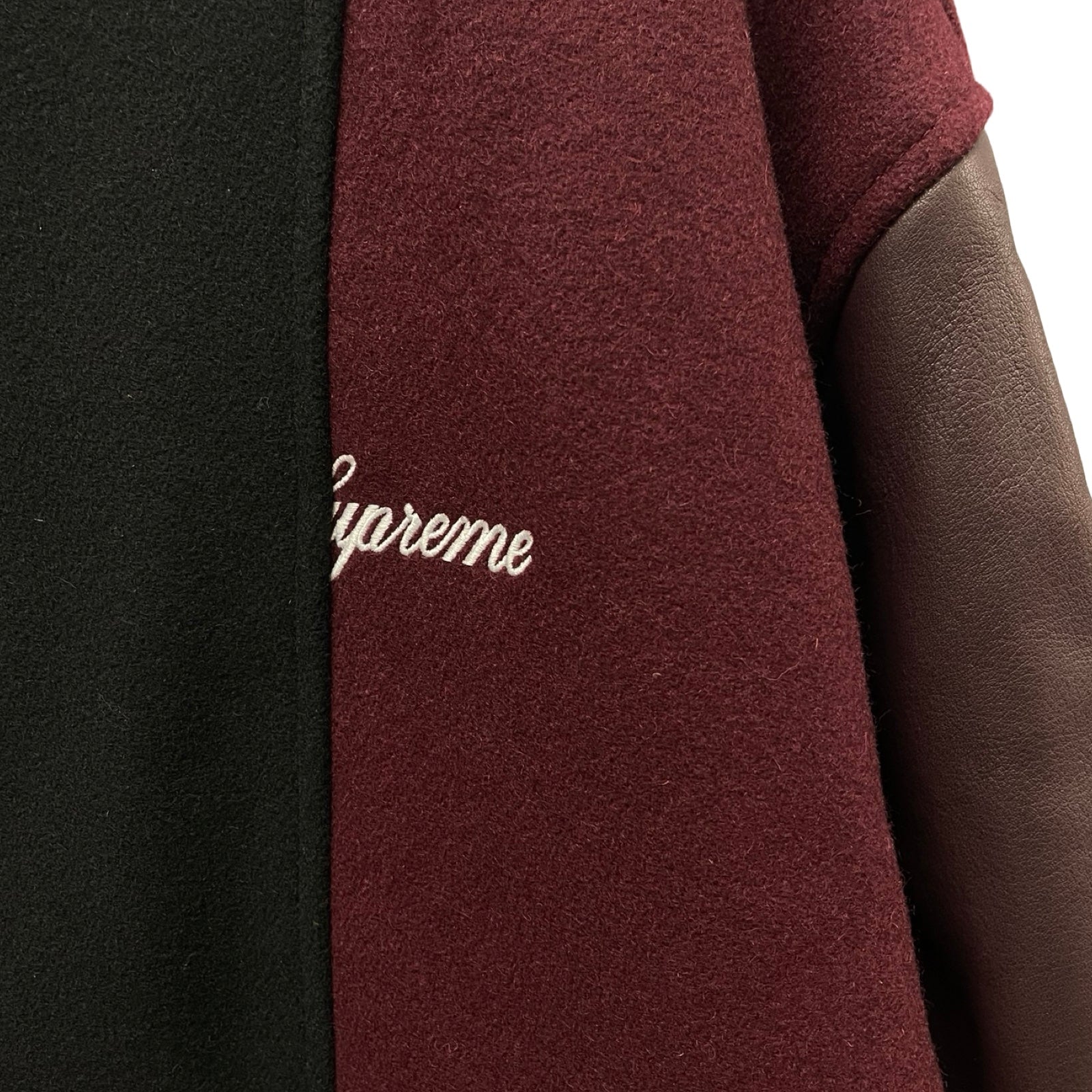 Supreme×MM6 Maison Margiela 2024SS Split Varsity Jacket Size M