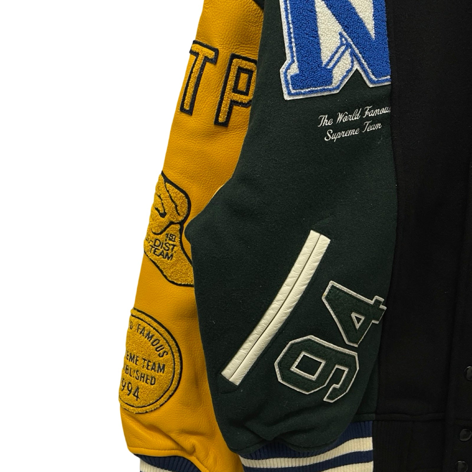 Supreme×MM6 Maison Margiela 2024SS Split Varsity Jacket Size M