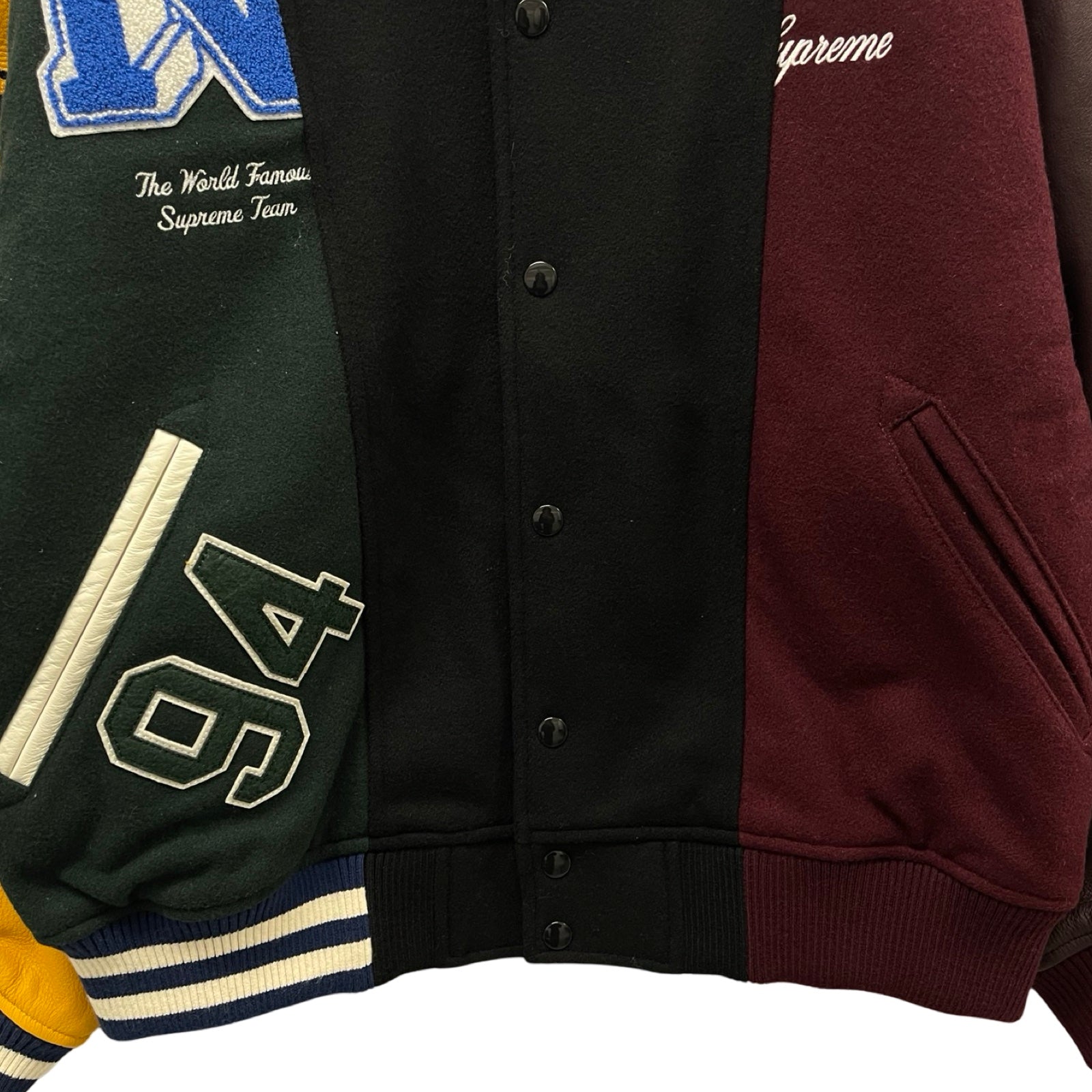 Supreme×MM6 Maison Margiela 2024SS Split Varsity Jacket Size M