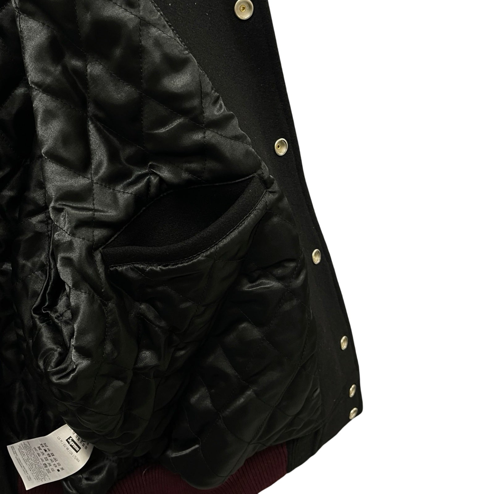 Supreme×MM6 Maison Margiela 2024SS Split Varsity Jacket Size M