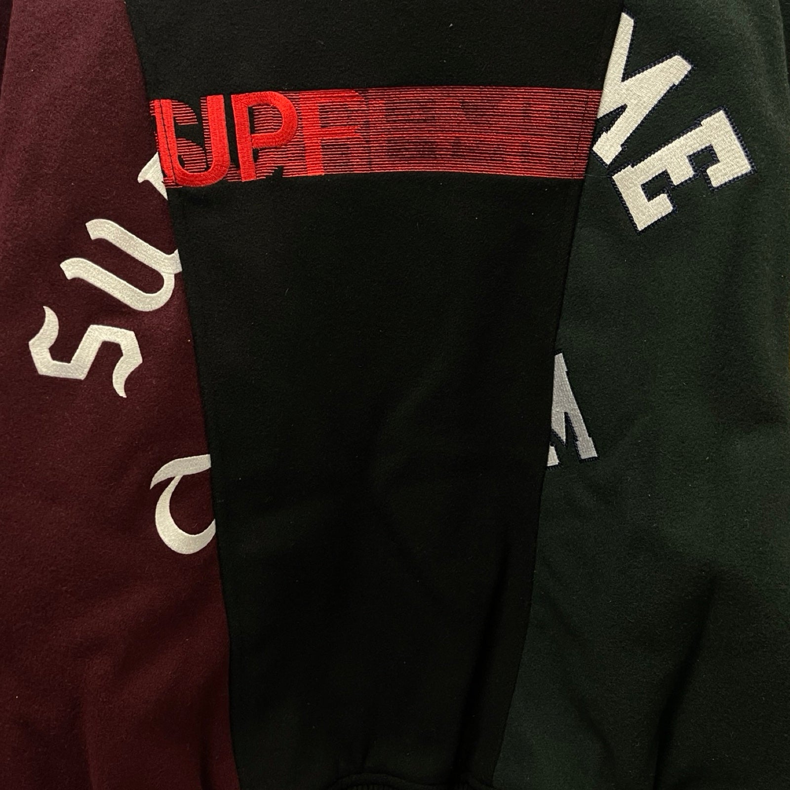 Supreme×MM6 Maison Margiela 2024SS Split Varsity Jacket Size M