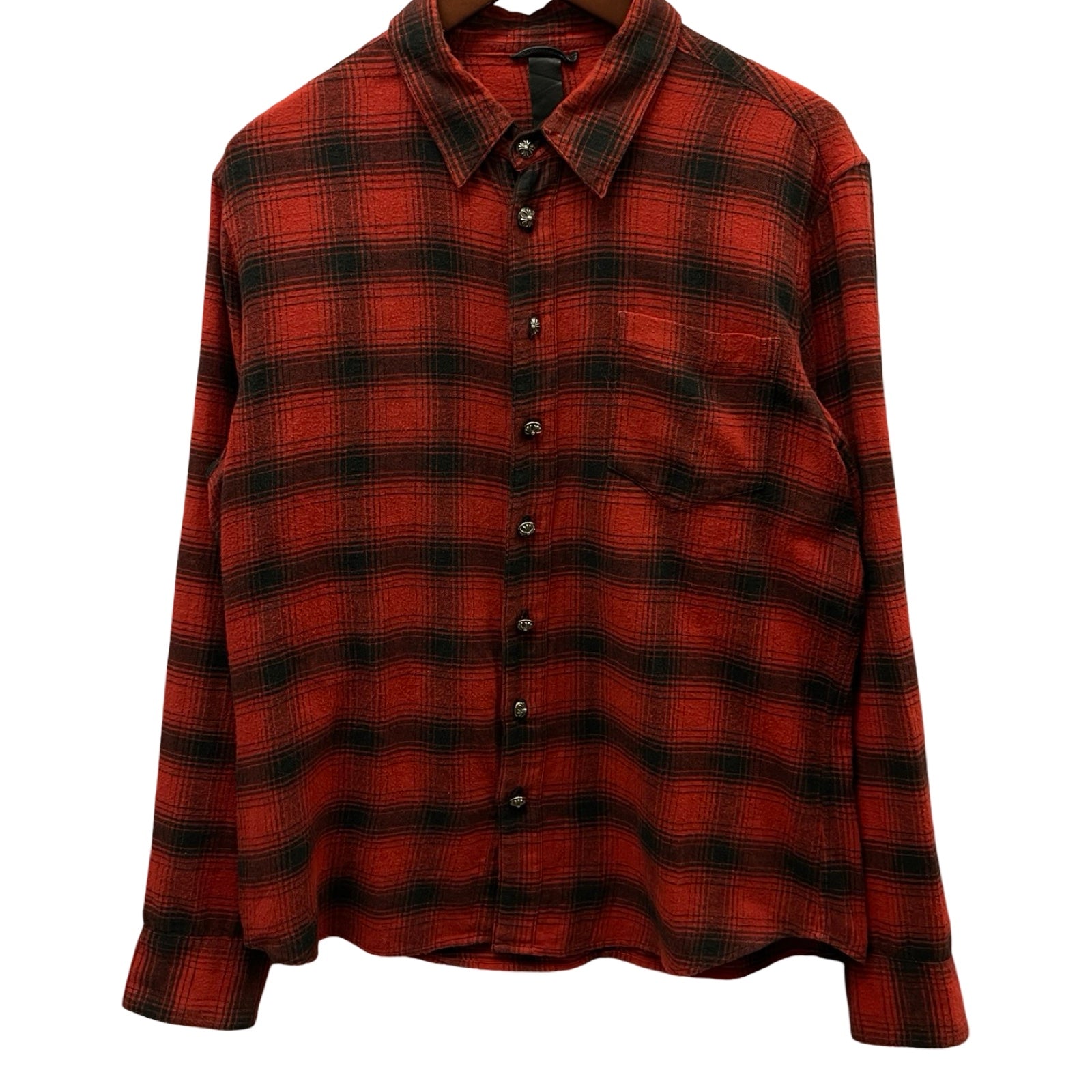 CHROME HEARTS Loose Ends Check Shirt Size M